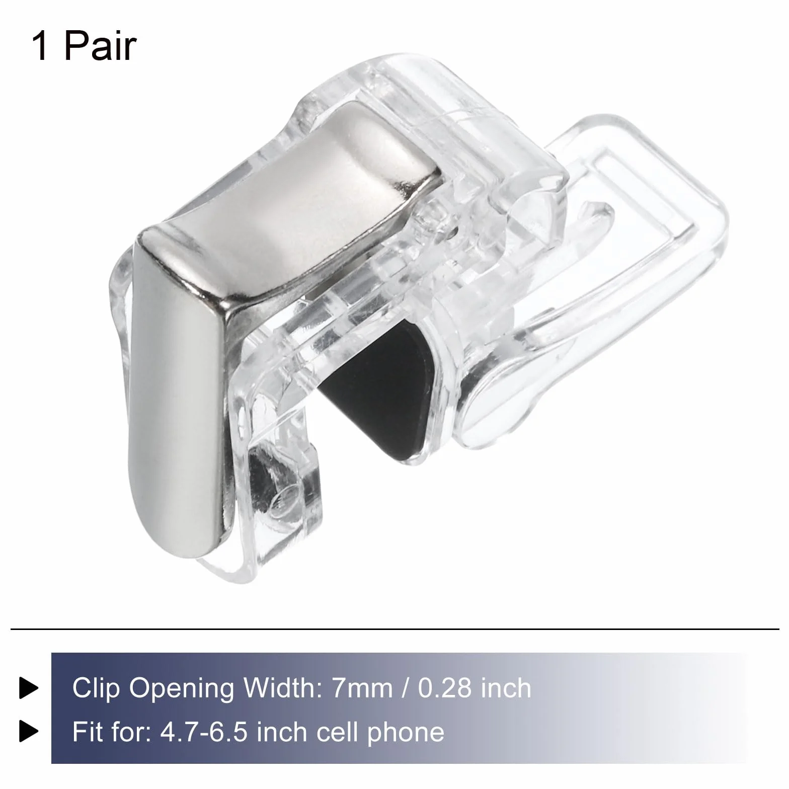 QUARKZMAN Gaming Déclencheur Mobile Jeu Contrôleur 1 Paire Viser & Tirer Clés Universel Clair pour 4,7-6,5 Pouce Portable Téléphone