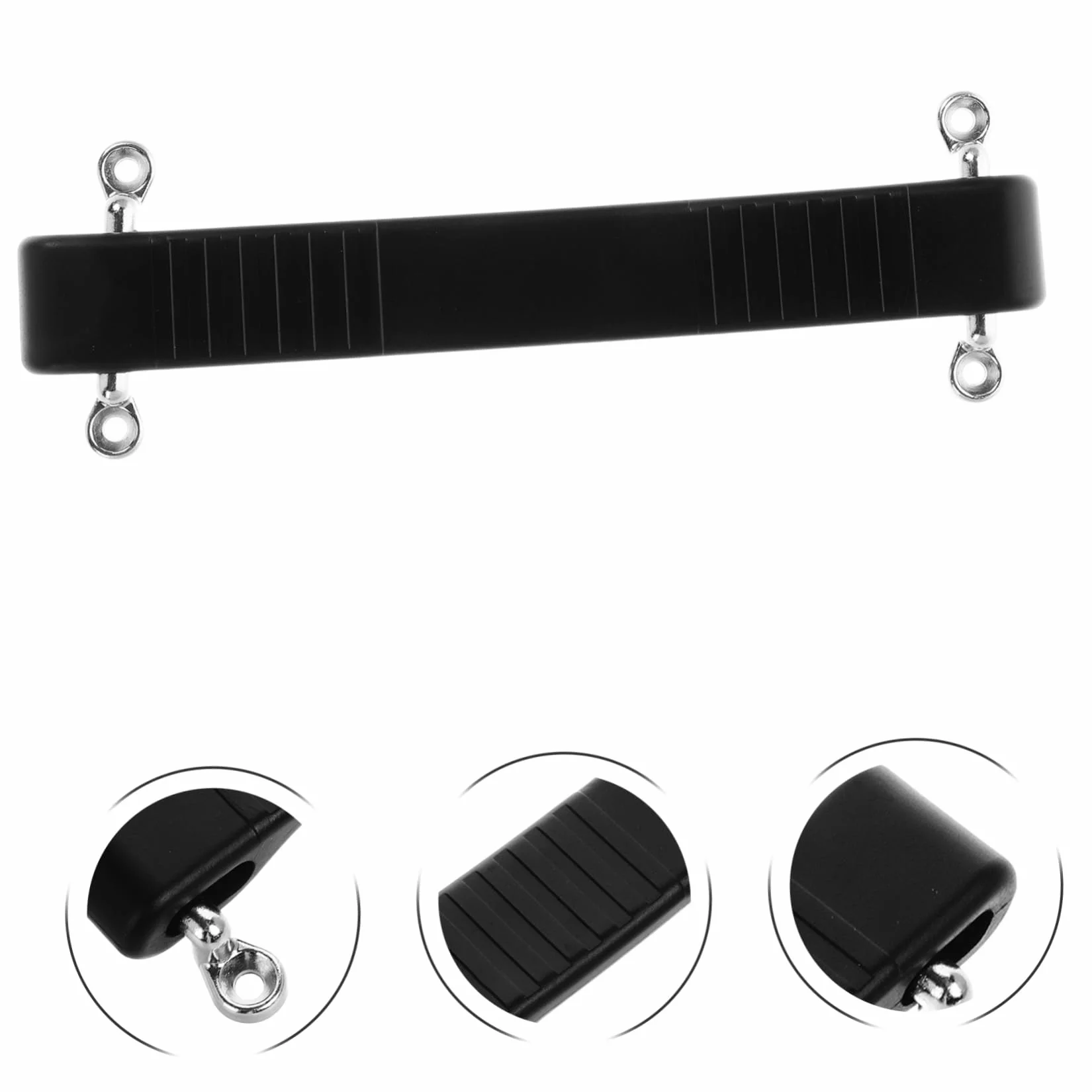 Angoily Poignée De Sangle D’amplificateur en Caoutchouc pour Haut-Parleur, Accessoire Léger Et Robuste, Usage Extérieur, Compatible Guitare Et Enceinte, Couleur Noire, Taille Moyenne