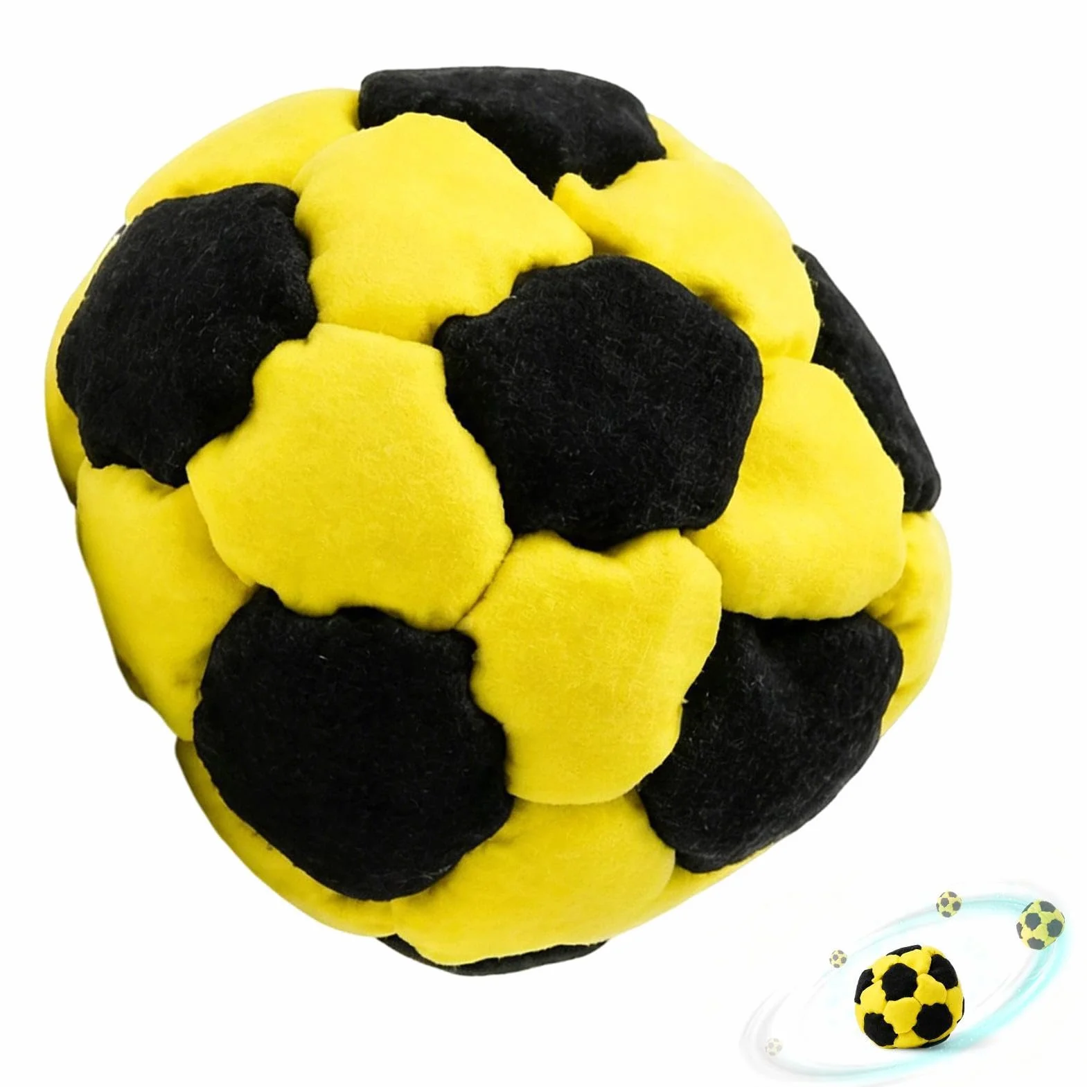 Sac de football tricoté jeux de lanceurs motifs football jeunesse sacs jeter convient aire jeux camping fêtes école arrière-cour jeux plein air