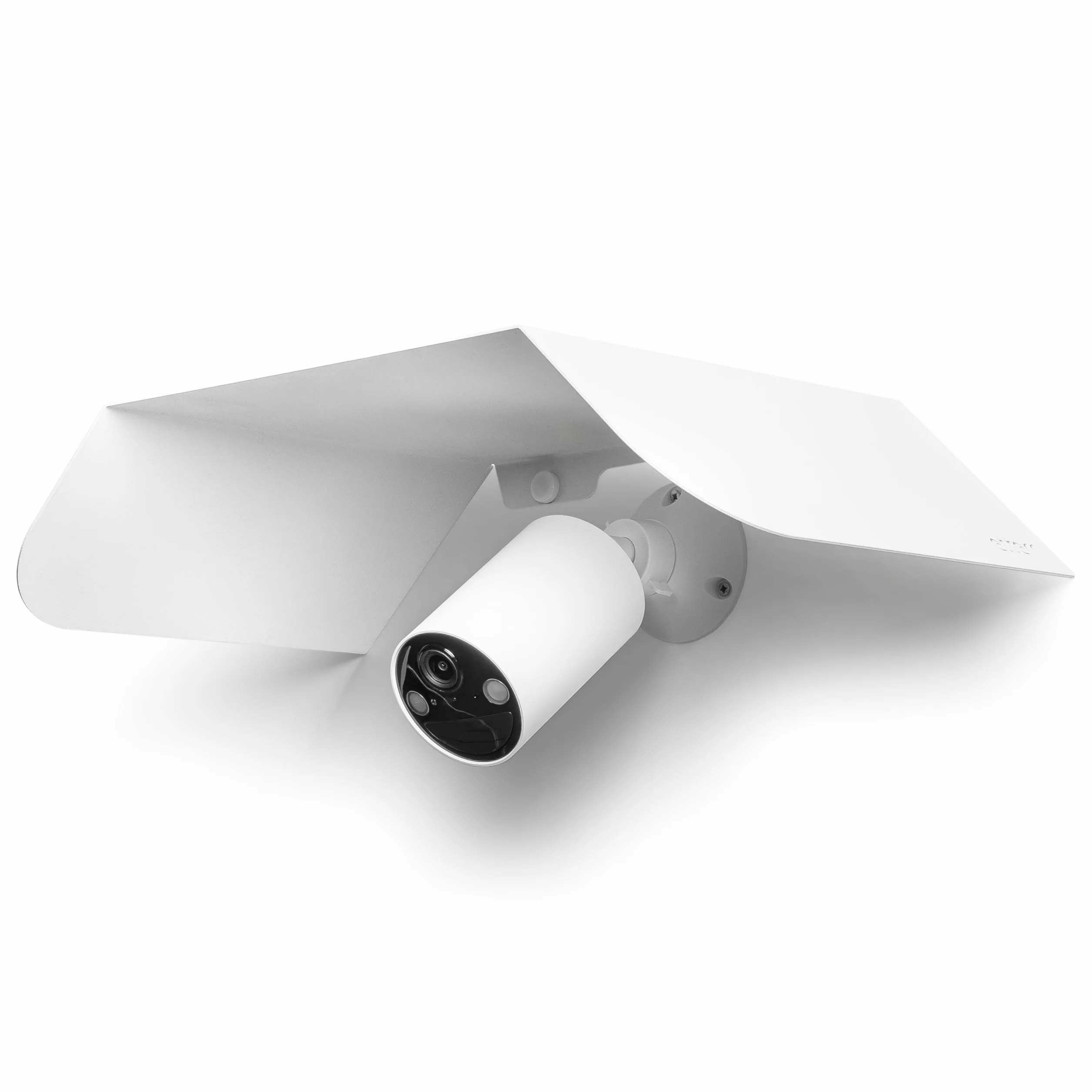 • Toit métallique pour caméra de sécurité • Visière auvent anti-pluie, pare-soleil • Toit couvert, abri et toit pour caméra IP, CCTV et visiophone • Protection pluie et rayons UV