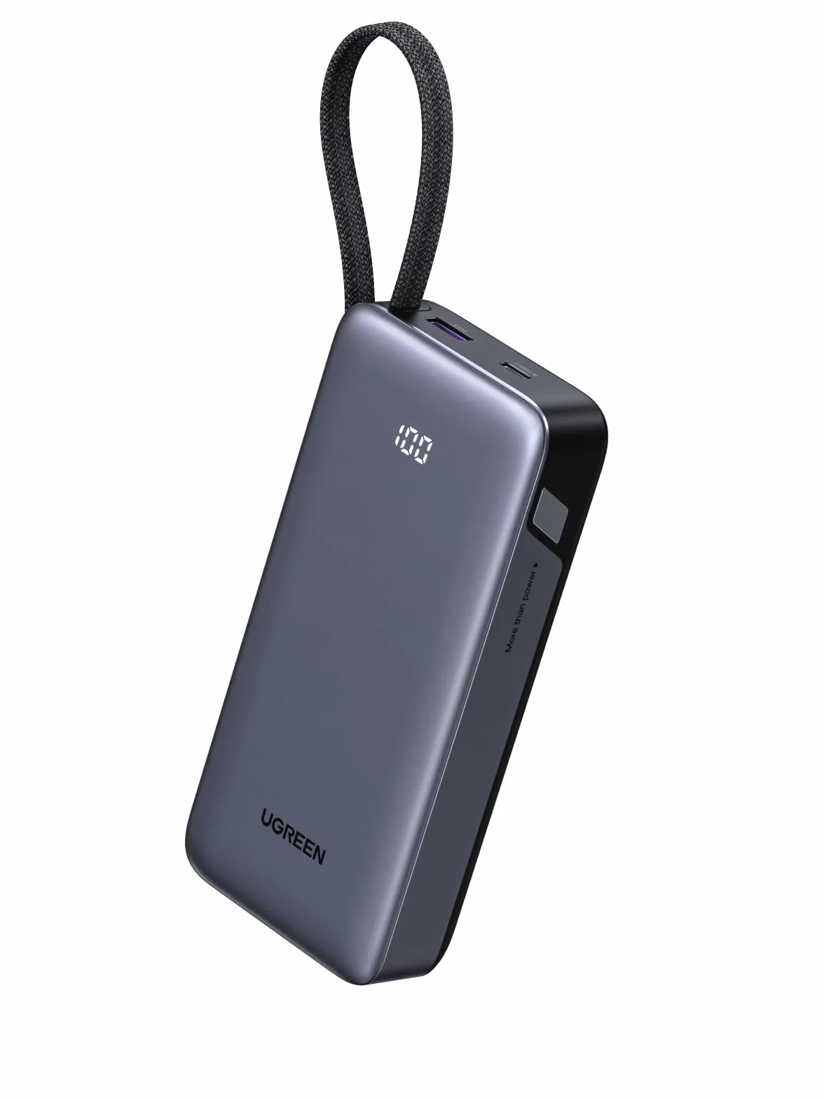 UGREEN Nexode 45W Power Bank 20000mAh PD3.0 USB C Câble Intégré Charge Rapide Portable pour iPhone 17 16 15 Galaxy S25 S24 MacBook