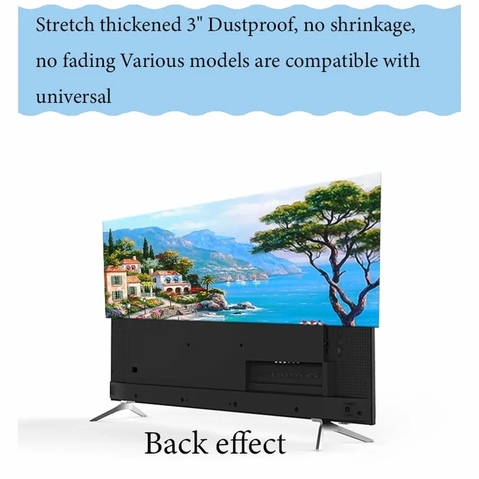 BLUEZY Housse de Télévision Anti-poussière Universelle pour écran LCD LED 55 pouces