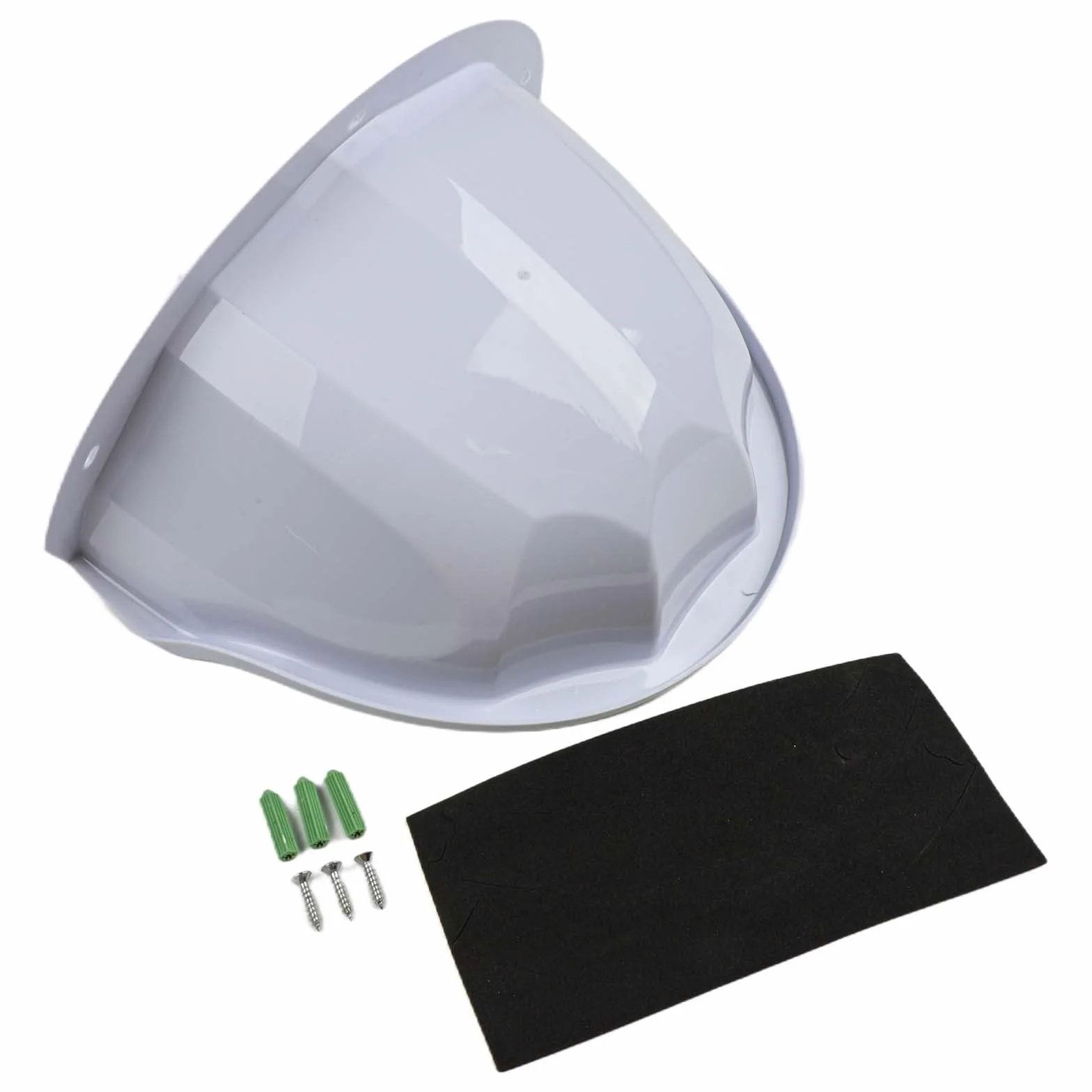 Housse de protection pour caméra extérieure, étanche, anti-pluie et anti-poussière, compatible avec les caméras de sécurité, boîtier en ABS blanc (1 pièce)