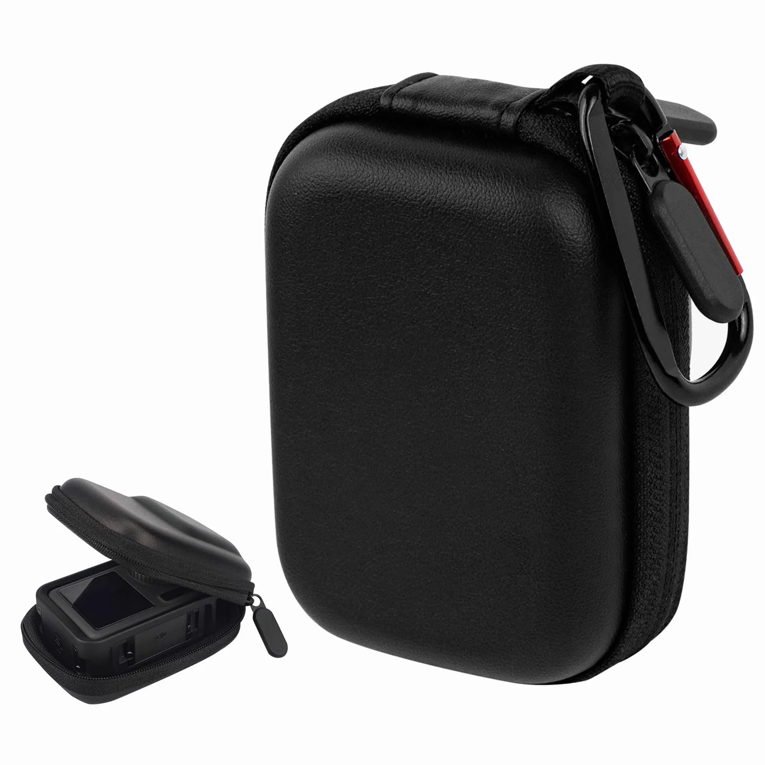Hesupy Étui De Voyage Pour Dji Action 5 Pro/4/3, Sac De Protection Résistant Aux Chutes Noir