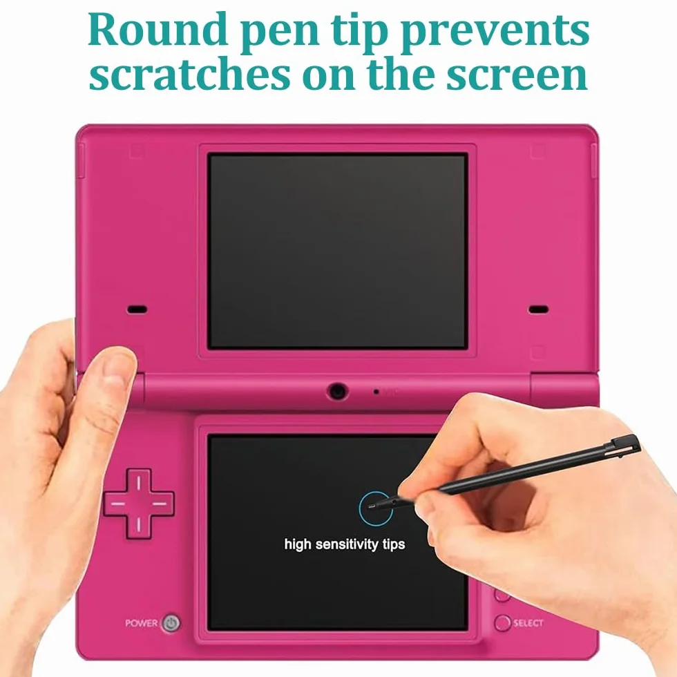 Lot de 4 stylets pour NDSL, Nintendo DS Lite, stylet pour NDS DS Lite, DSL, NDSL, Console de jeu, Stylet en plastique