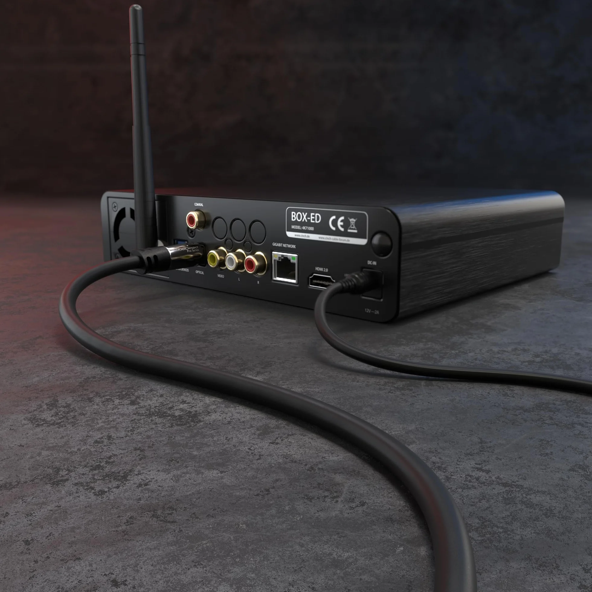 KabelDirekt 1m câble audio numérique optique TOSLINK fibre optique