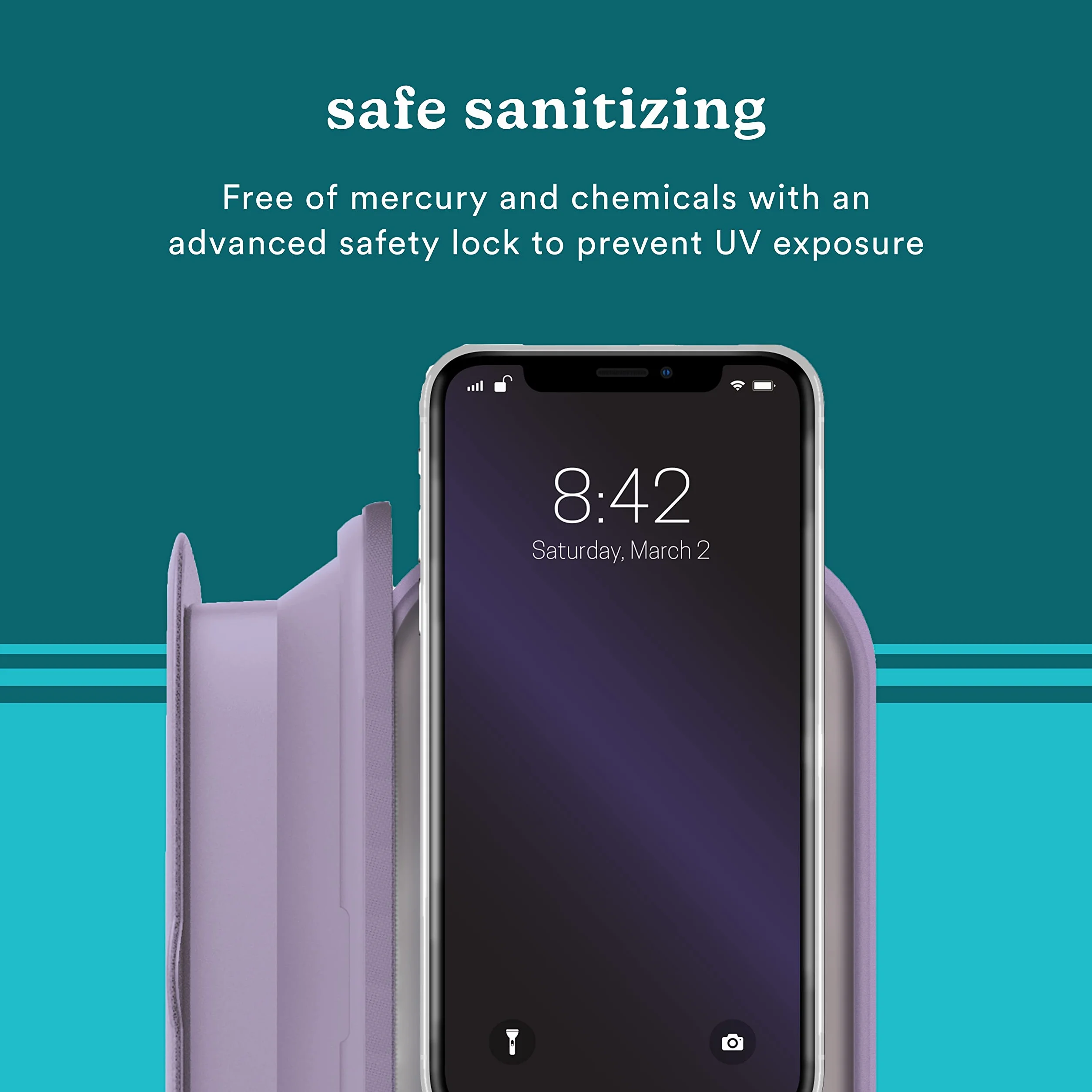 HoMedics Désinfectant UV pour téléphone
