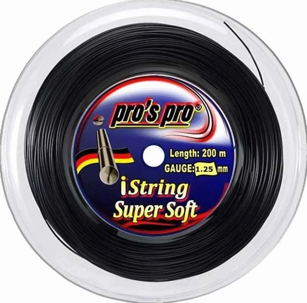 Corde de protection pour les bras Pros Pro iString Super Soft Noir 1,25 mm 200 m