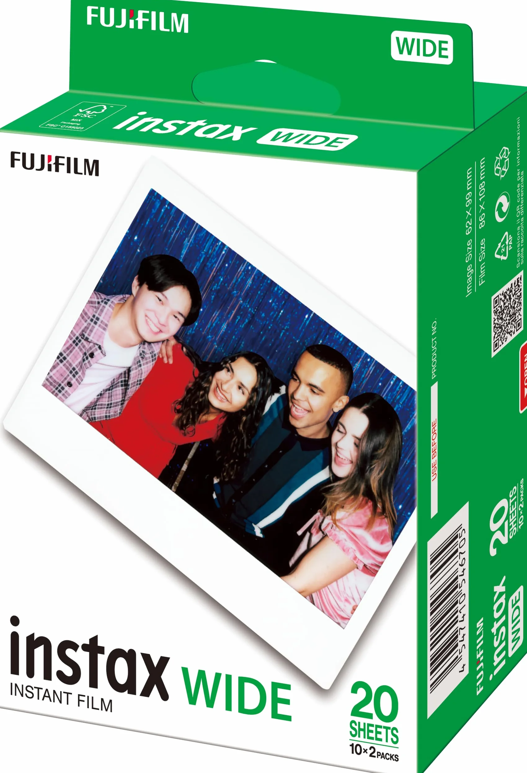 INSTAX Wide Film EU 10X2/PK