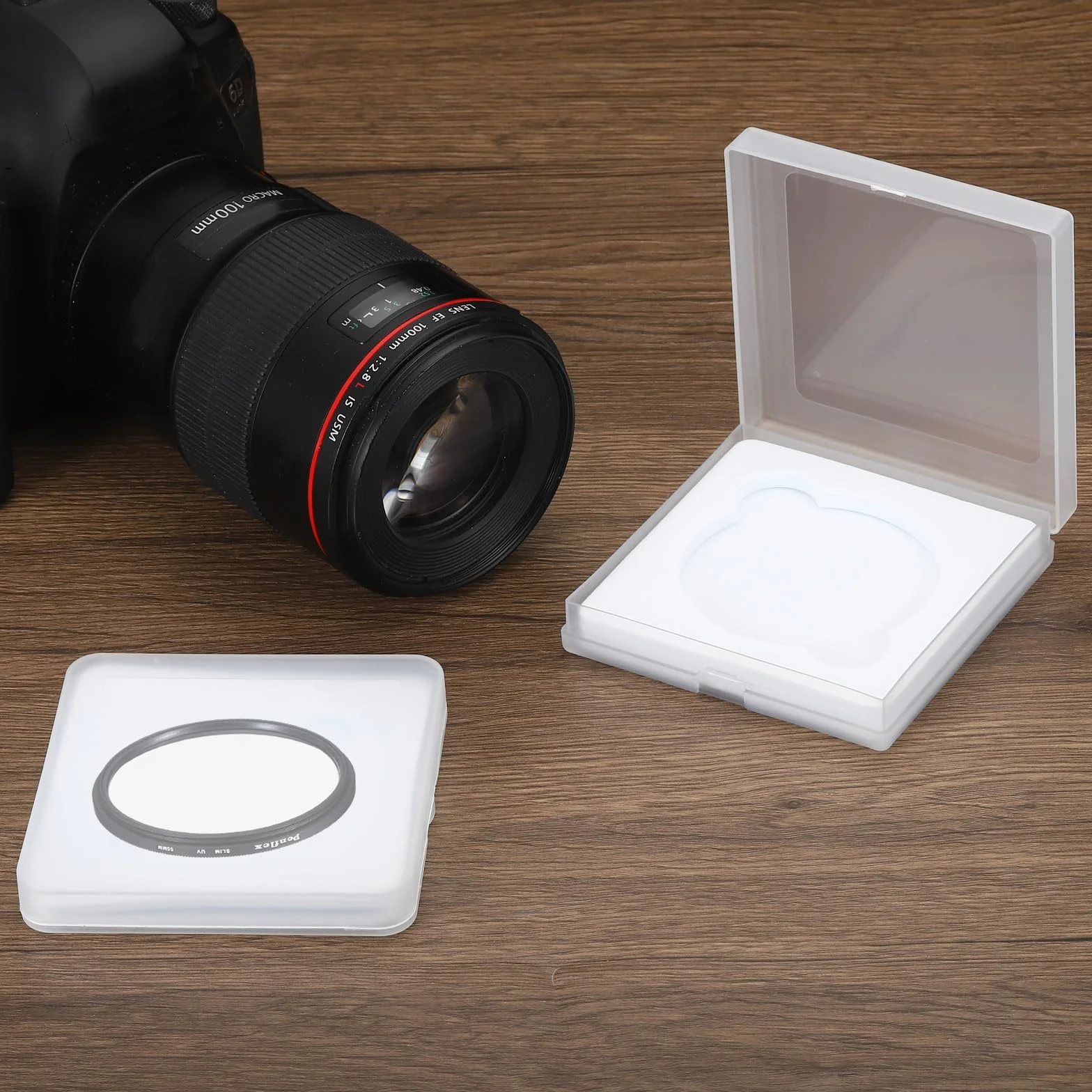 PATIKIL 67mm Boîtier de Filtre d'Objectif, 3Pcs Résistant à l'Eau et Anti-Poussière en Plastique