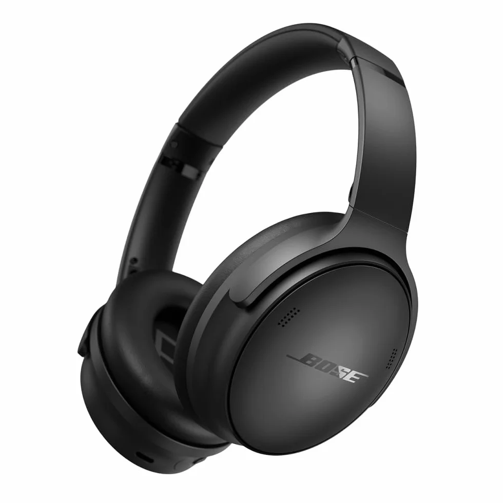 Bose QuietComfort Headphones, Casque sans fil immersif à réduction de bruit, Casque supra-aural Bluetooth avec micro intégré d’une autonomie allant jusqu’à 24 heures, Noir