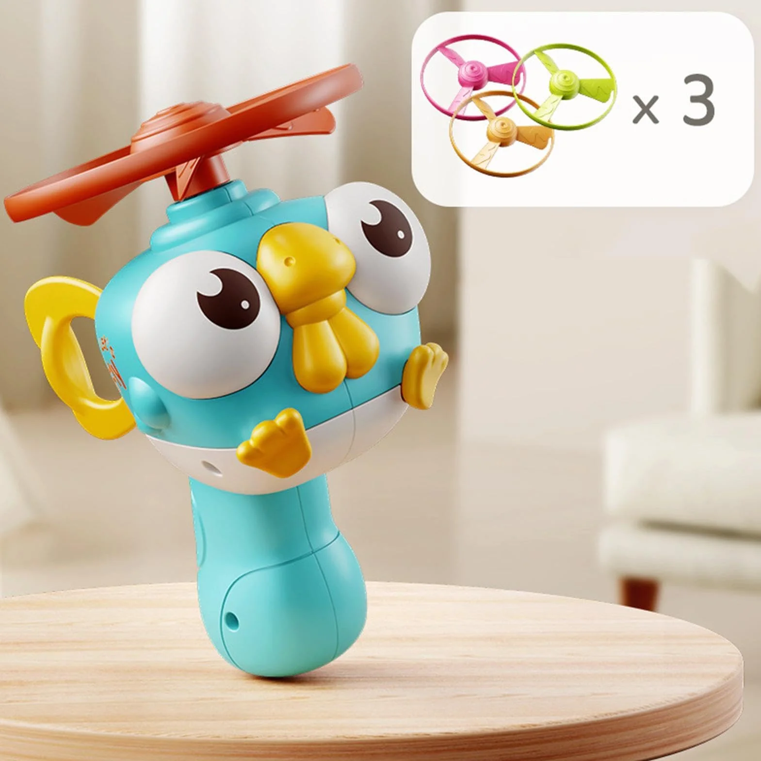 Flying Saucer For Kids - Interactive Catching Outdoor Activity, High-Flying Spinner Disc Launcher
