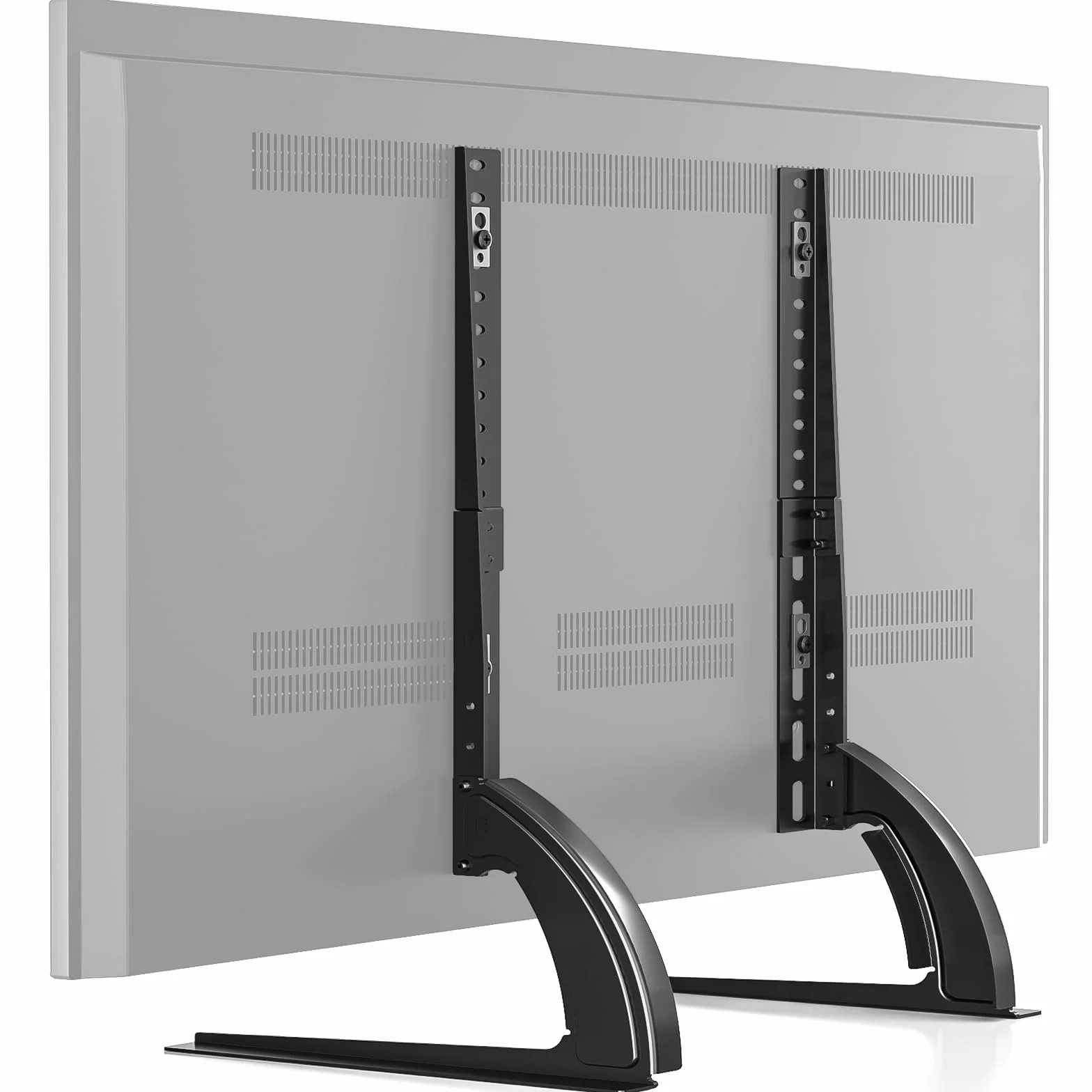 RFIVER Support TV Pieds Place sur Meuble Télé Elévateur Hauteur Adjustable pour LCD LED OLED ALED Ecran 20 à 65 Pouces VESA jusqu'à 800 x 500 mm