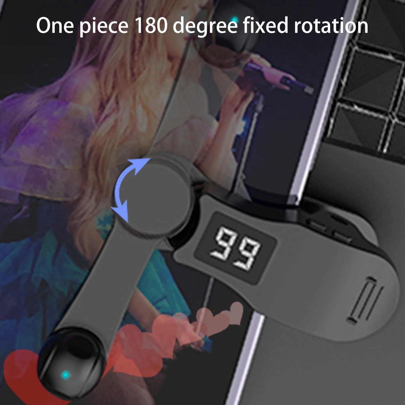 Cliqueur Automatique pour Smartphone - Appareil Automatique De Taps Rapides pour Doigts,Gadget À Continu pour Likes en Direct Vidéo Et Tâches Et Achats sur Smartphone