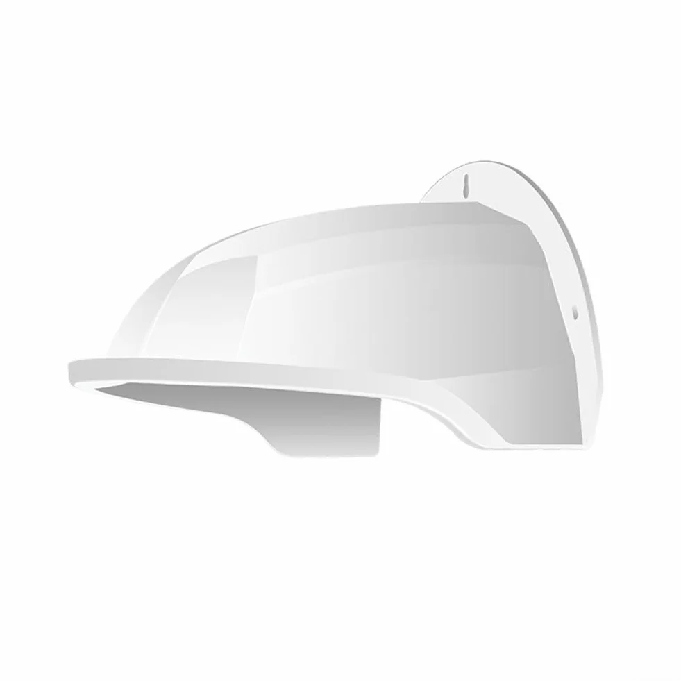 Housse de protection pour caméra extérieure, étanche, anti-pluie et anti-poussière, compatible avec les caméras de sécurité, boîtier en ABS blanc (1 pièce)