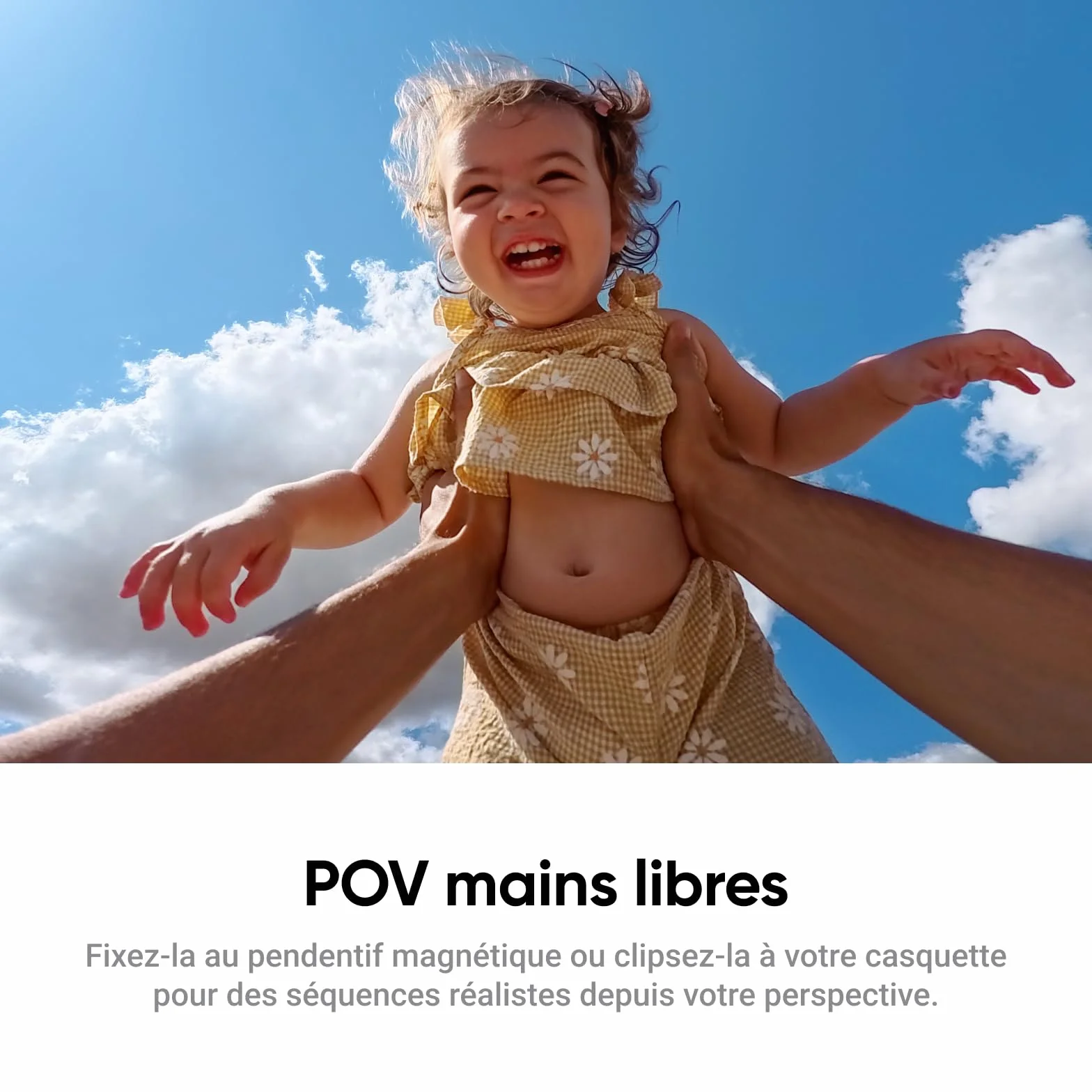 Insta360 GO Ultra Pack créateur - Petite caméra 4K légère, Appareil Photo vidéo POV Mains Libres Compact, caméra d'action magnétique Portable pour vlog, Sport, vélo