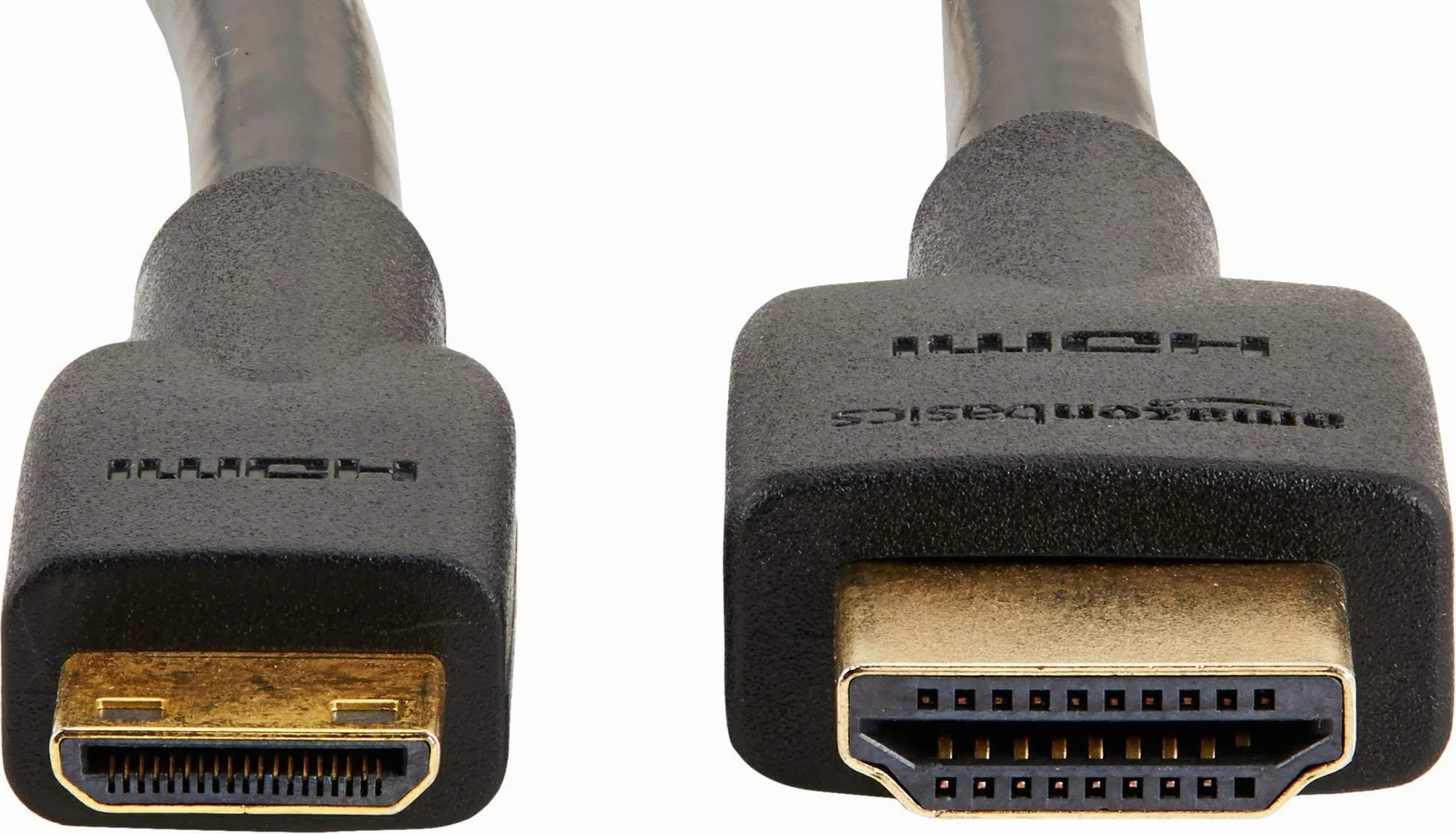 Amazon Basics Câble mini HDMI (source) vers HDMI (écran) haute vitesse, 1.8 m, noir