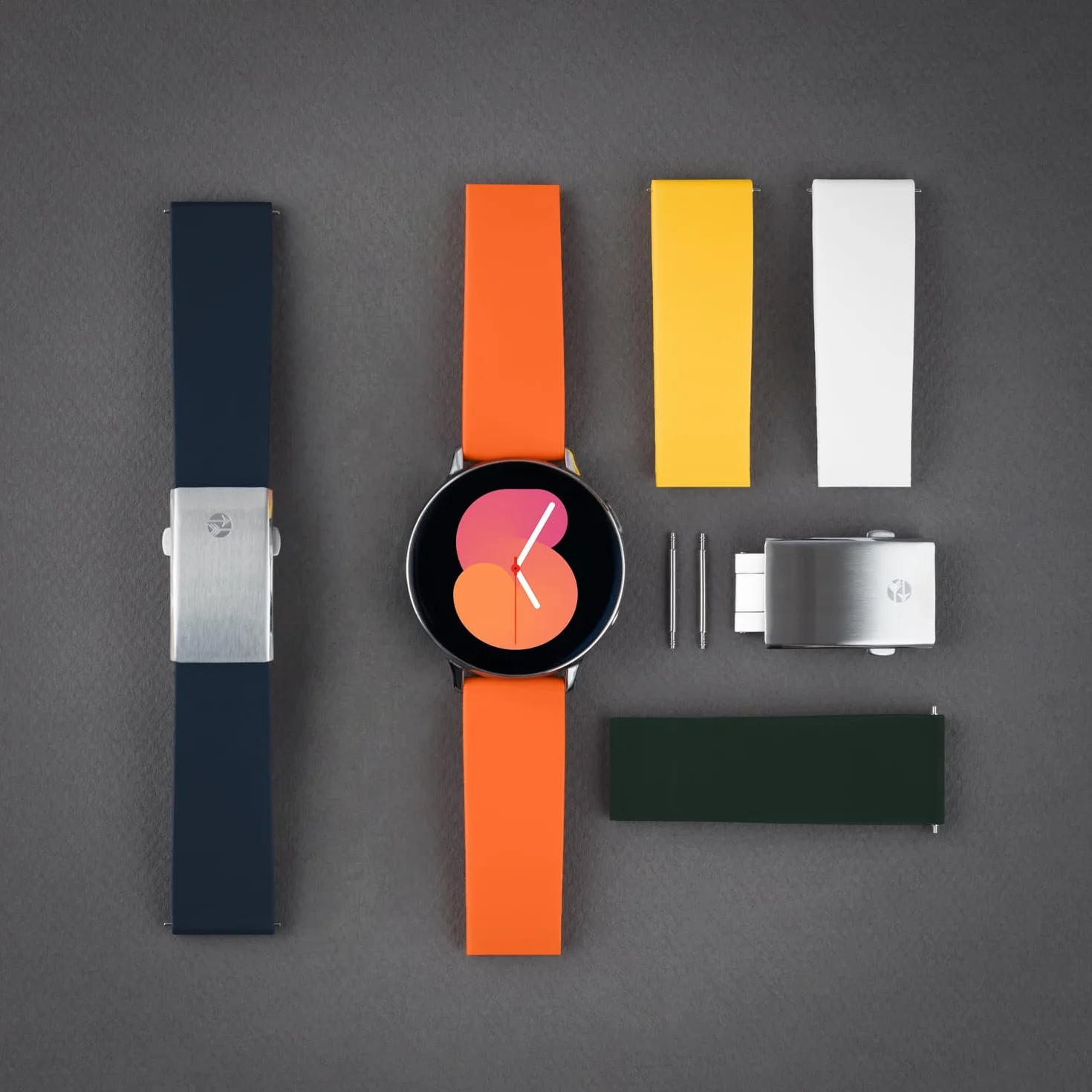 Archer Watch Straps - Bracelet de montre en silicone à libération rapide sur mesure