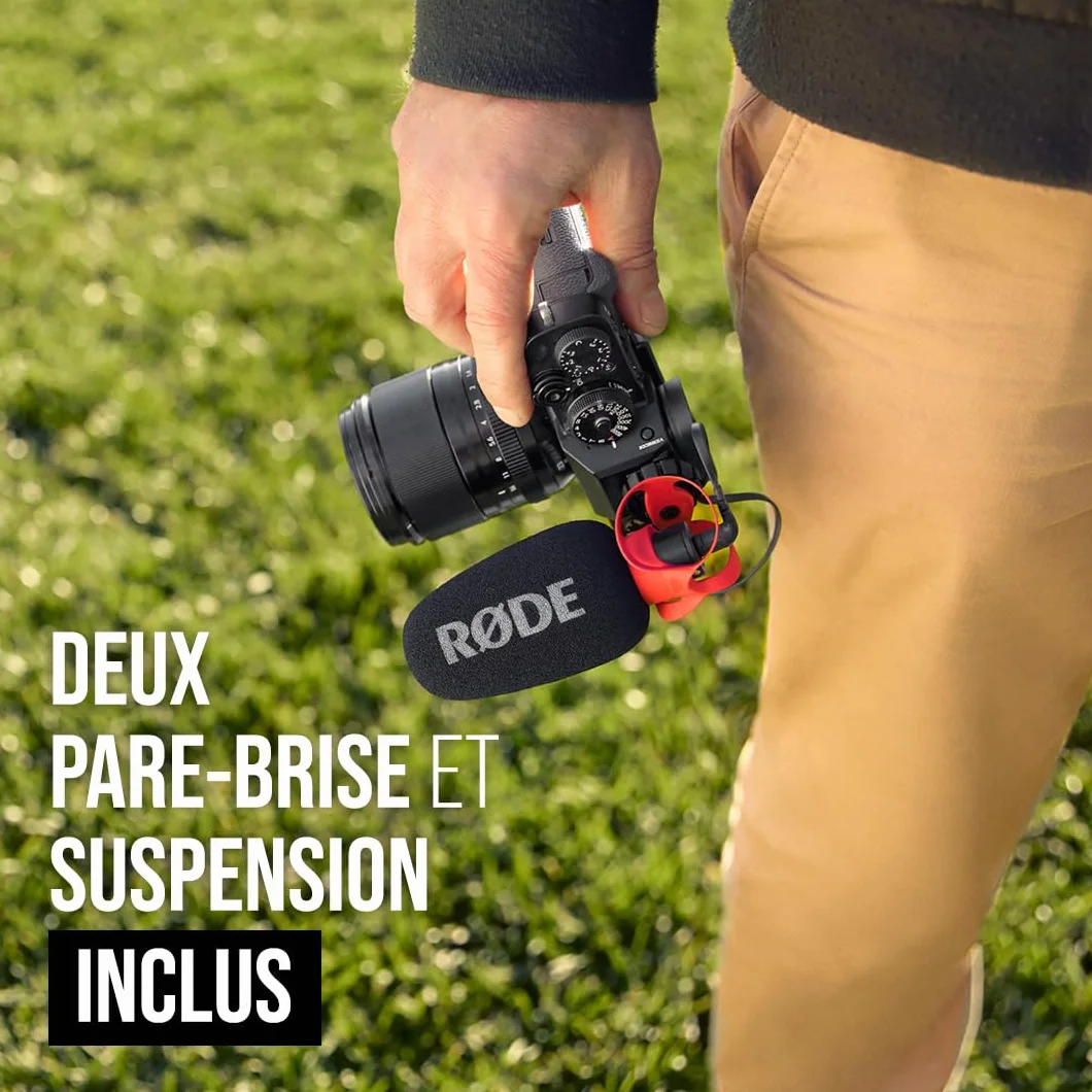 RØDE VideoMicro II Micro-canon ultra-compact sur caméra pour enregistrement audio de haute qualité avec un appareil photo ou un appareil mobile