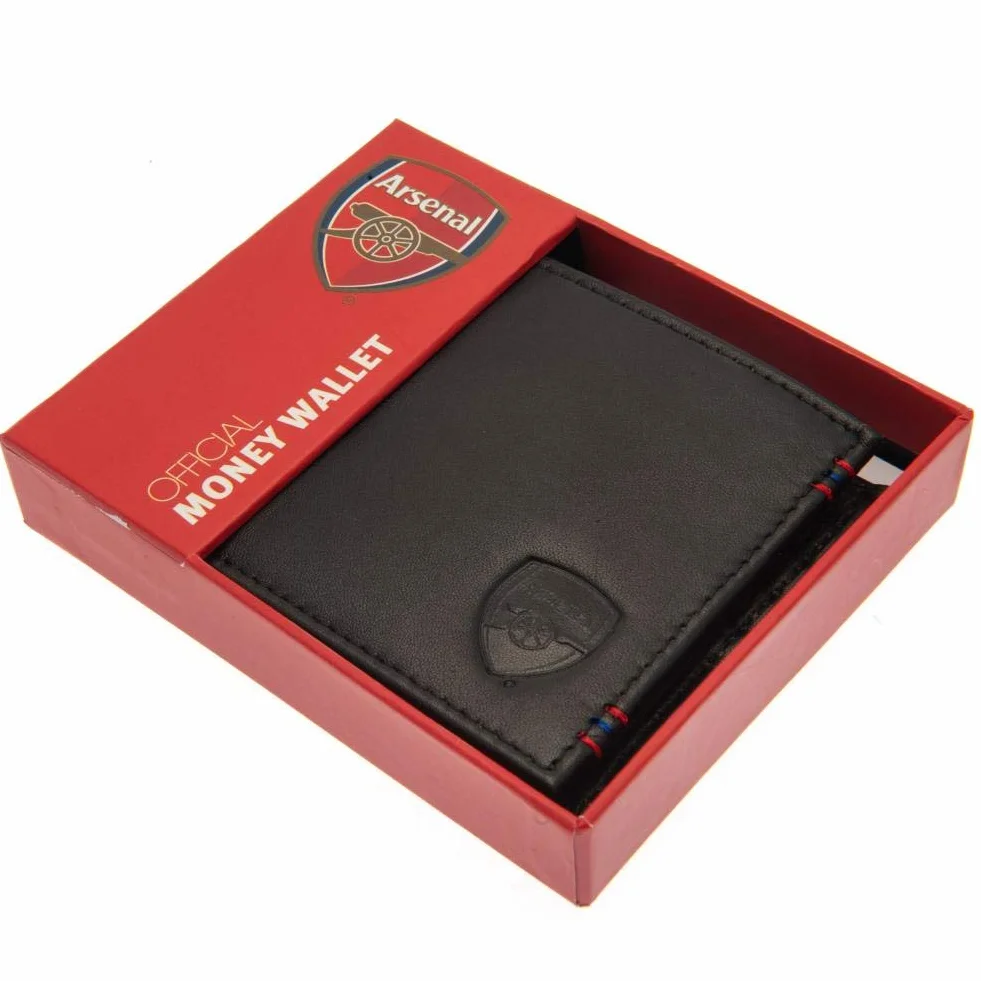 Arsenal FC Portefeuille en cuir cousu homme