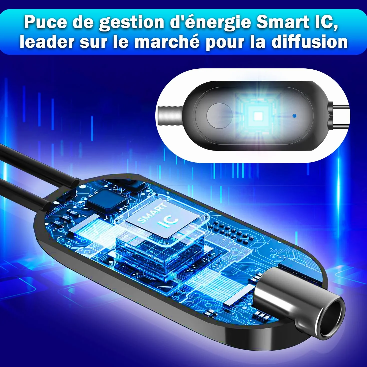 Amplificateur Antenne TV Booster Signal TNT DVB-T2 Compatible Télévision Numérique Full HD 4K UHD