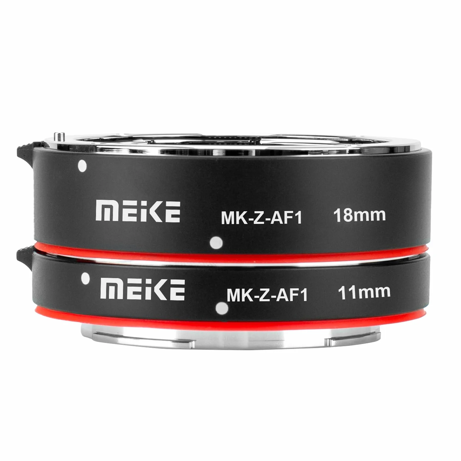 Meike MK-Z-AF1 Ensemble de Tubes d'extension Macro à Mise au Point Automatique en métal (11 mm + 18 mm) Compatible avec Nikon Z5 Z6 Z6II Z7 Z7II Z50