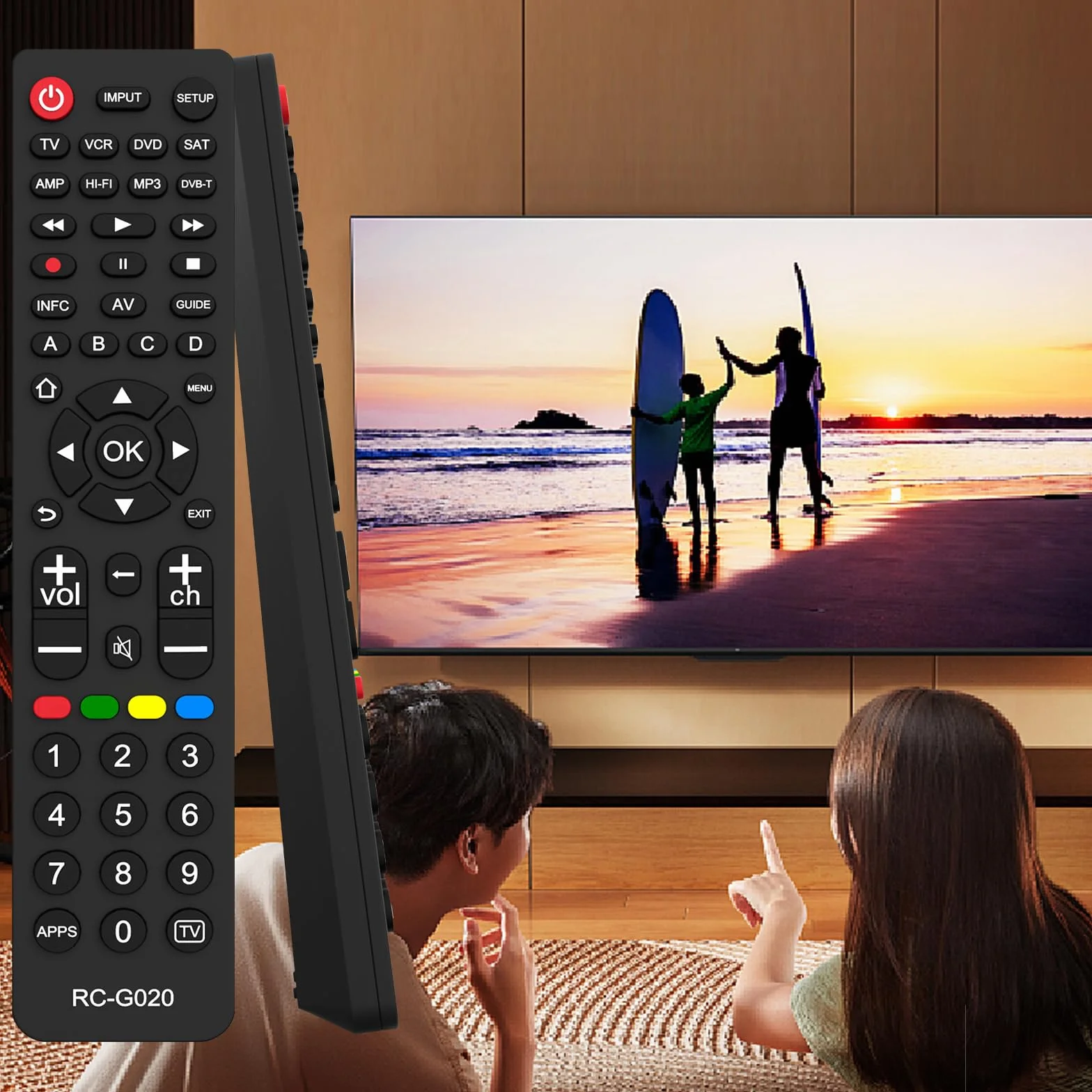 Télécommande Universelle Compatible avec Toutes les Marques de TV