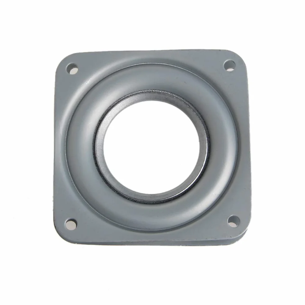 Plaque pivotante à roulement carré Outil de Bureau pour téléviseur avec Plateau tournant de 3"/ 4" / 6"Lazy Susan