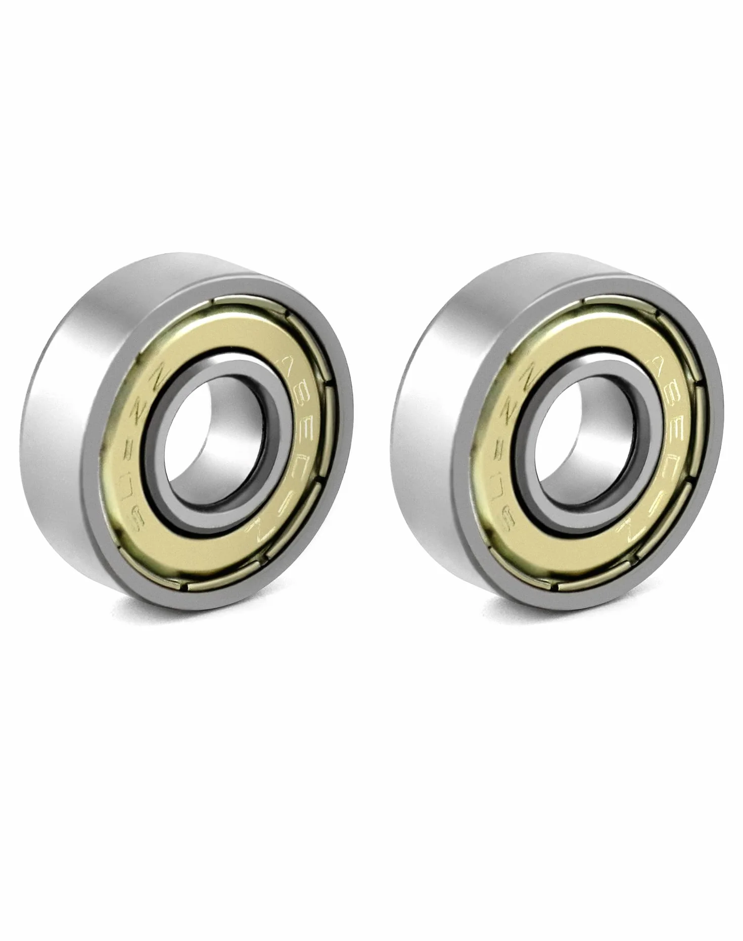 QWORK 20 pièces 608zz roulements à billes 8 mm x 22 mm x 7 mm pour planches à roulettes