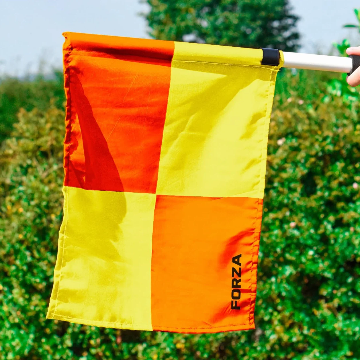 Drapeaux pour Juge de Touche UEFA | Drapeaux pour Arbitre de Football avec Sac de Transport