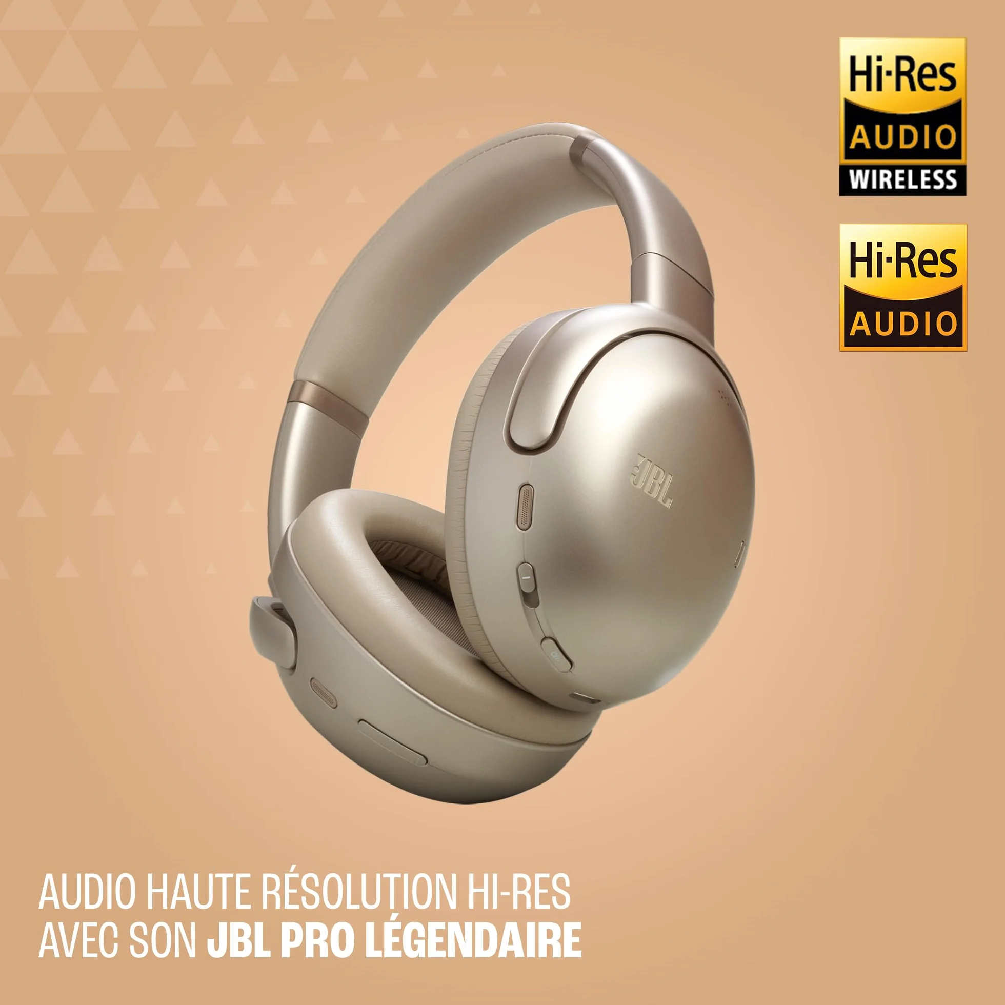 JBL Tour One M3, Casque Bluetooth sans Fil Supra-auriculaire, réduction adaptative du Bruit, 70 h d’autonomie, Confort Optimal, Son JBL Spatial 360, Suivi des mouvements, Compatible USB-C, Noir