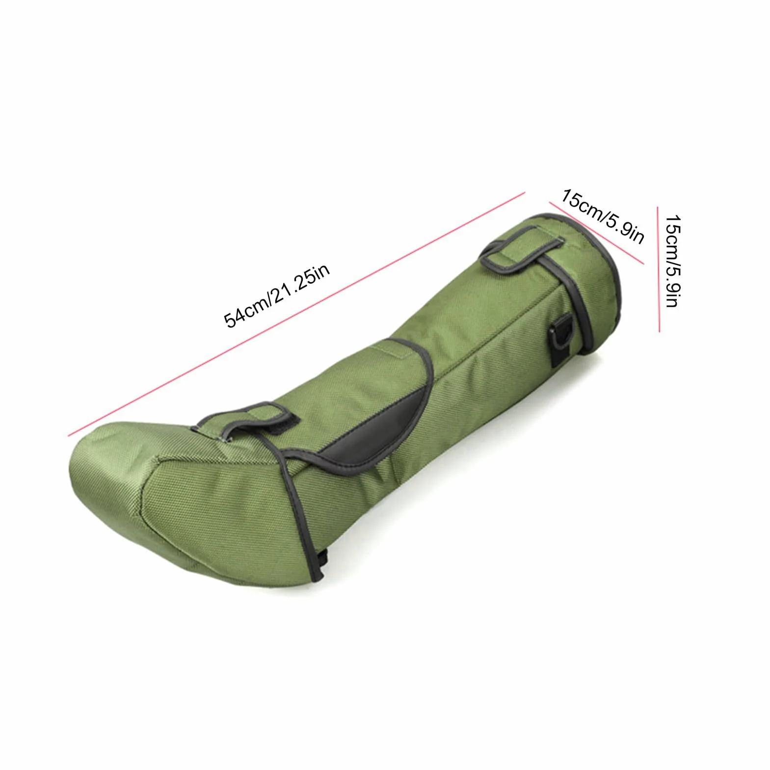 Étui pour télescope – Sac de voyage pour lunette d'observation de protection en nylon, solution de transport légère et polyvalente, bandoulière réglable | Protection sûre contre les chocs avec finitio