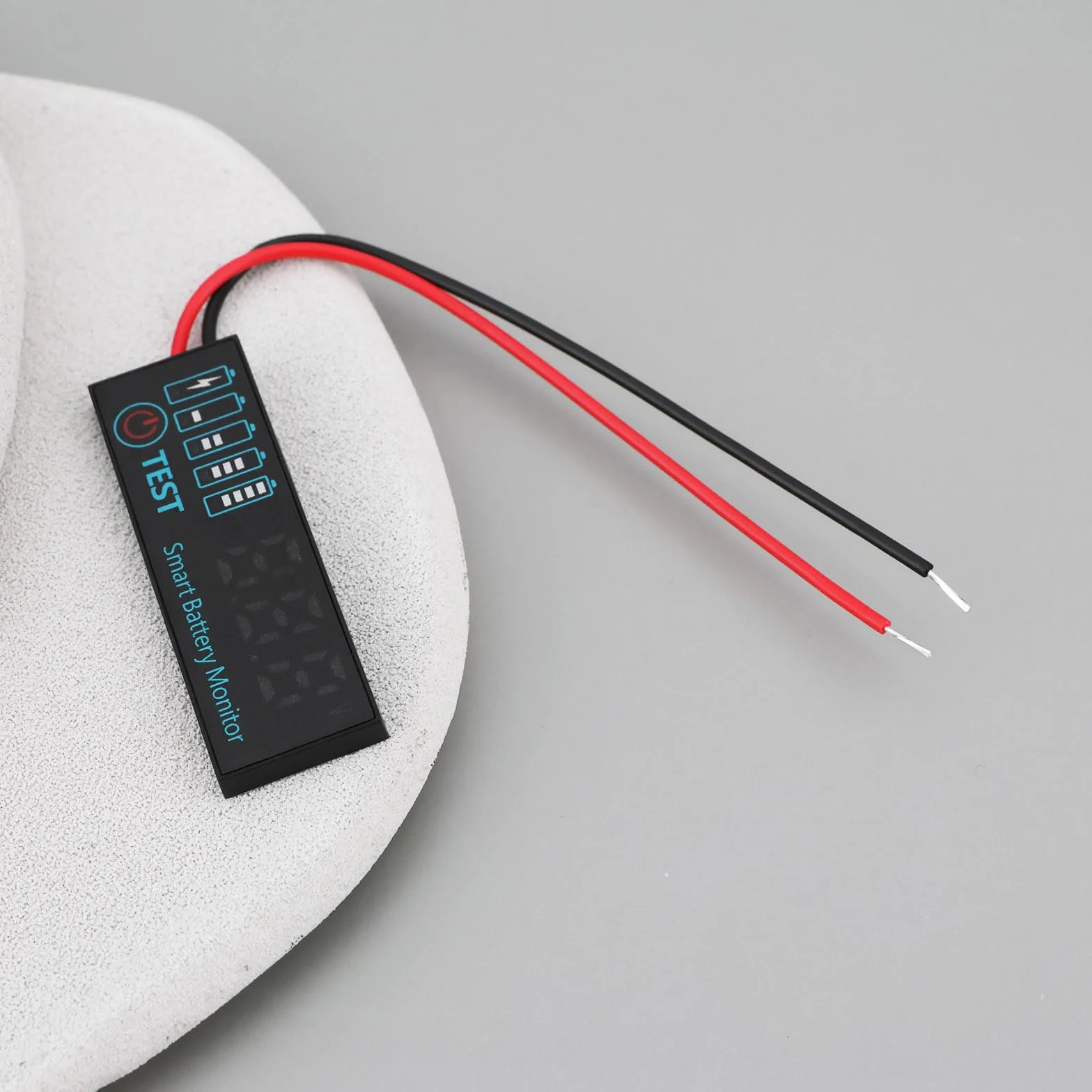 Panneau de Contrôle de Tension LED Vert 2 Indicateurs de Niveau de Batterie Au Lithium 7-55 V CC