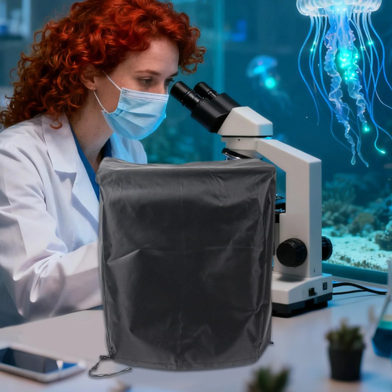 Housse de Protection pour Microscope Imperméable Pliable Anti-Poussière Renforcée