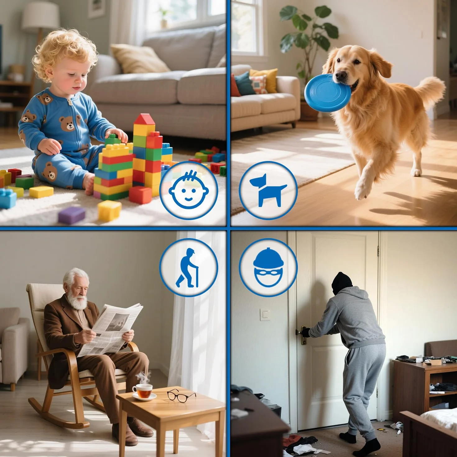 OTADUG Caméra Espion, Caméra de Surveillance 1080P avec Loop Recording, Détection de Mouvement, Grand Angle 120, 3 Heures, avec Une Carte, Pas Besoin de Wi-FI