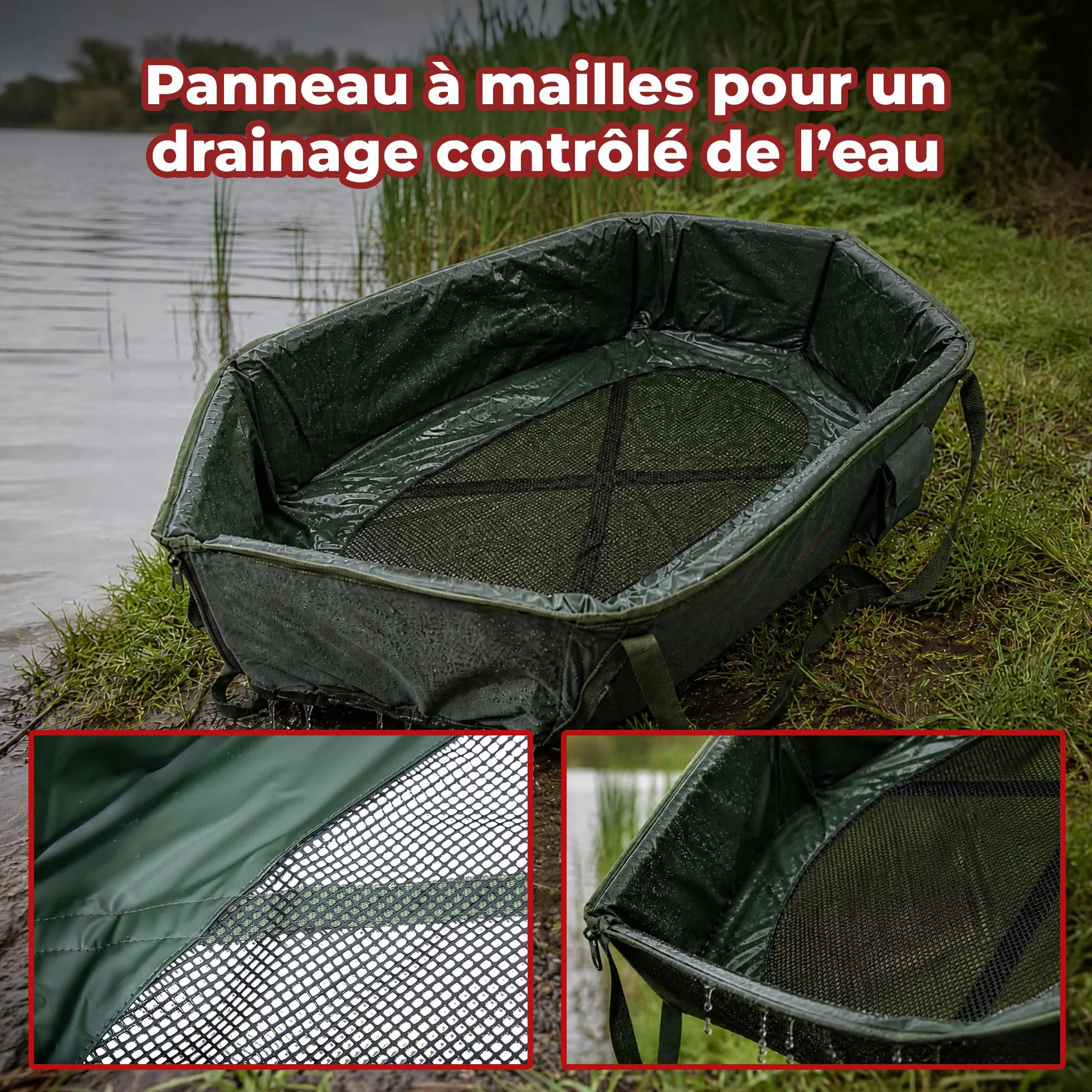 Adventure Carp Cradle Tapis De Réception Sac De Conservation