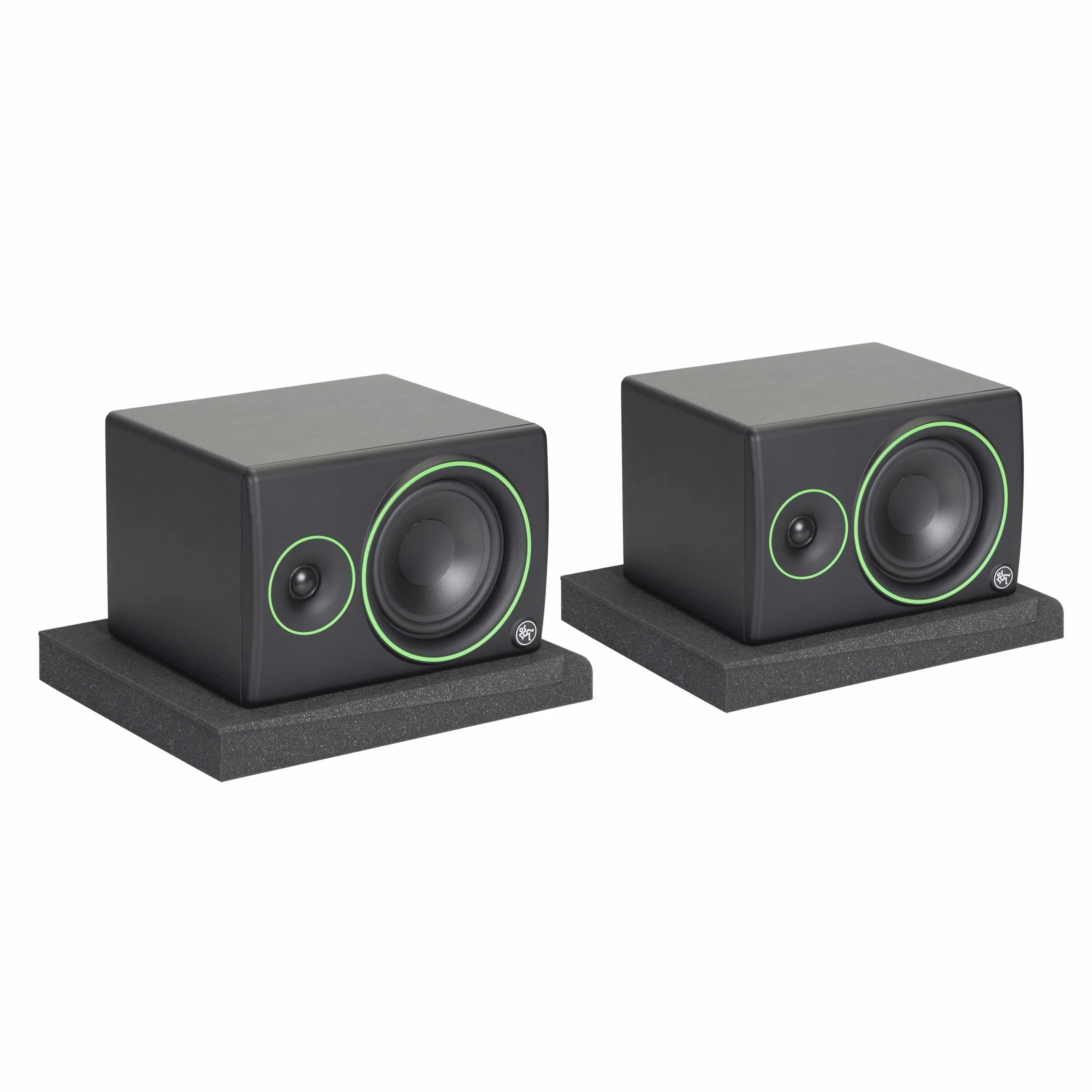 Gator Frameworks Patins isolants en Mousse Acoustique pour moniteurs de Studio de Taille Moyenne, conçu pour Supports d'enceintes/Ordinateur; Lot de 2 (GFW-ISOPAD-MD)