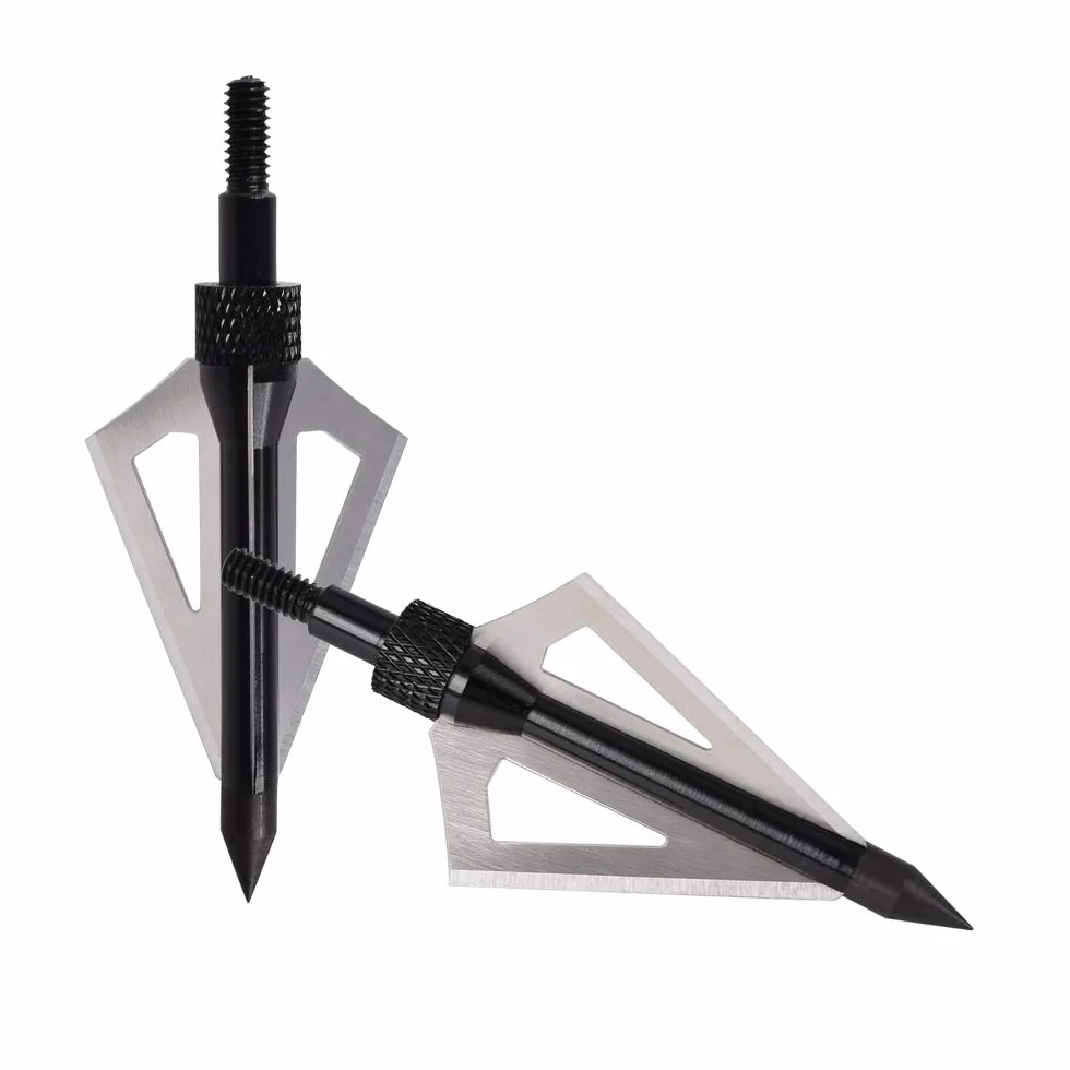 NIKA ARCHERY Lot de 12 pointes de flèches 100 grains pour tir à l'arc de chasse