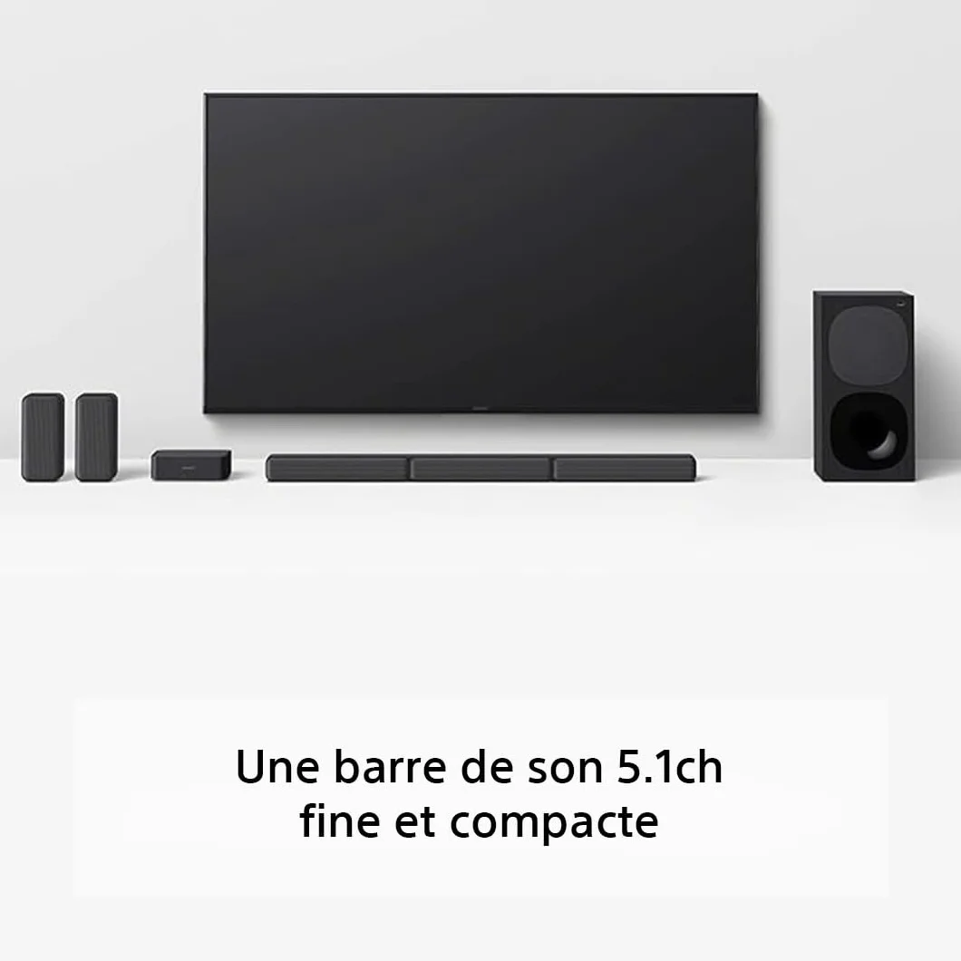 Sony HT-S40R Barre de Son 5.1ch Home Cinéma sans Fil Noir