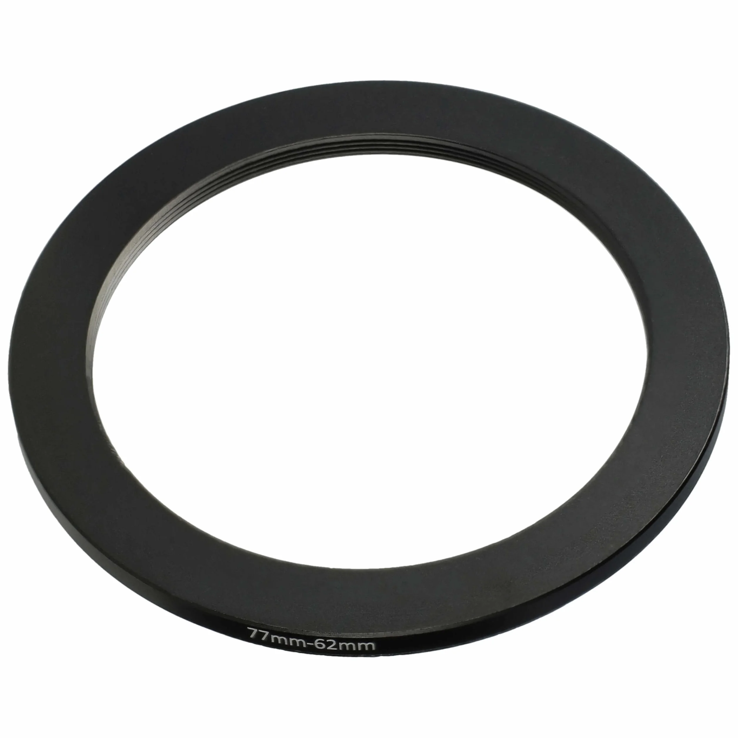 vhbw Bague d'adaptation Step-Down 77 mm vers 62 mm Réducteur métal pour Appareil Photo