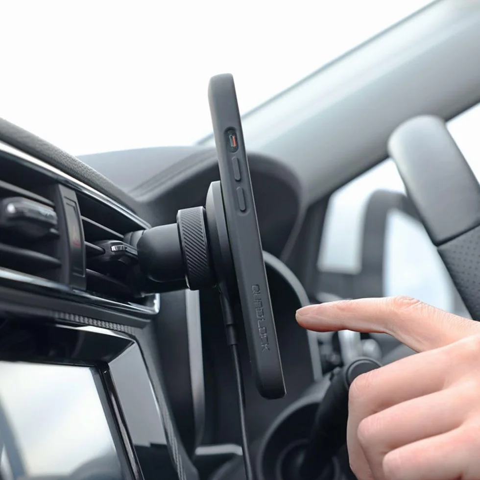 Quad Lock Évent De Voiture Support Téléphone pour iPhone, Galaxy, Pixel Et Adaptateurs Universels