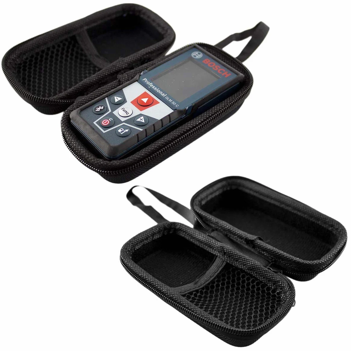 caseroxx Sac de télémétrie Laser Compatible avec Bosch Professional GLM 50 C en, Housse de Rangement de Transport