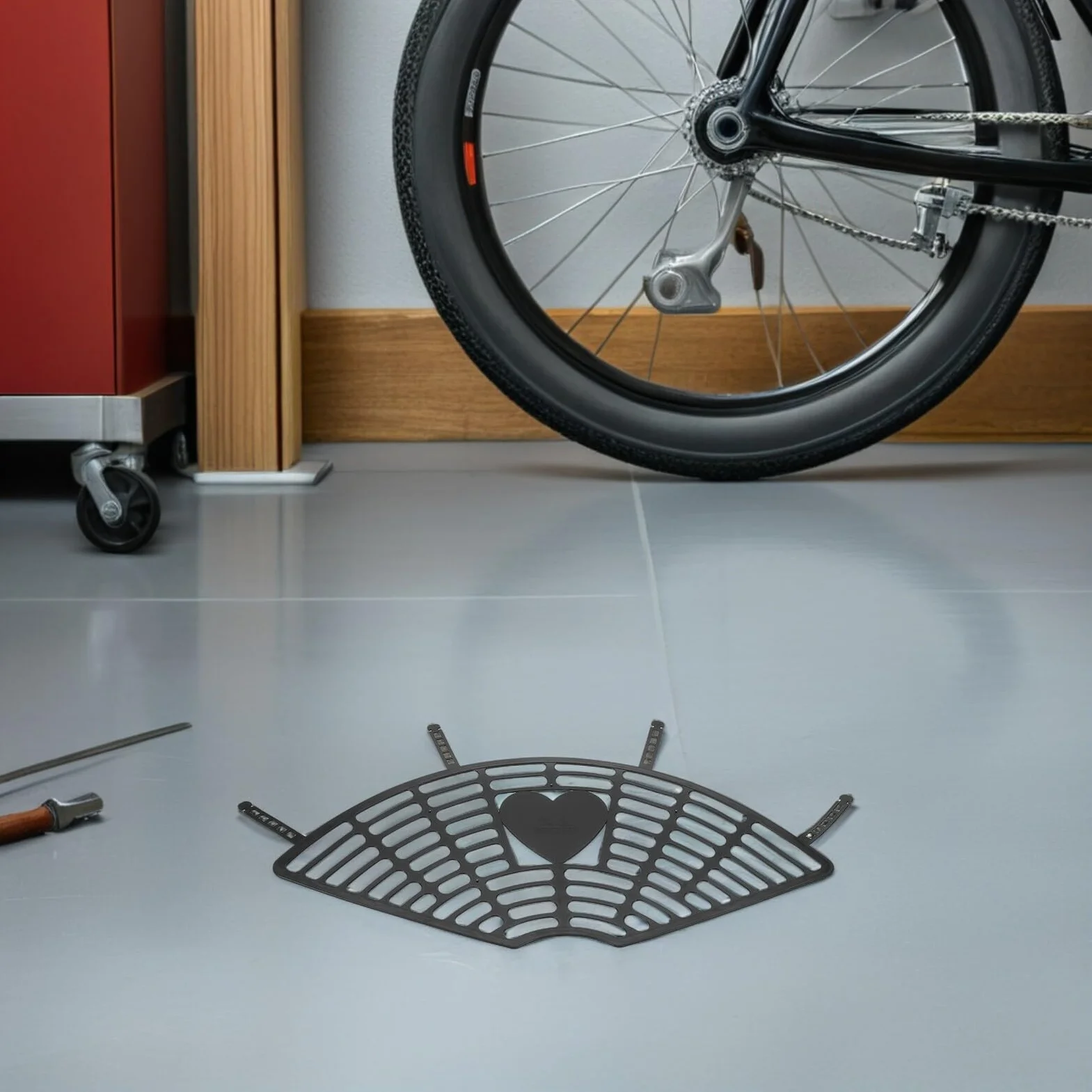 STOBAZA Filet de Protection Roue Arrière Vélo Électrique Garde Sécurité Compatible Montage Facile