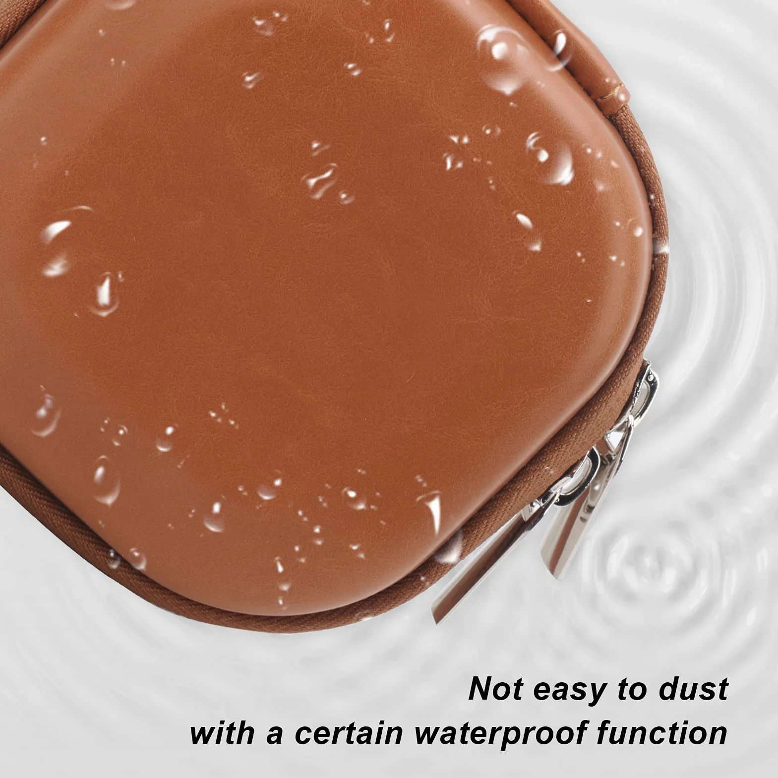 Tissting éTui de Rangement Filtre d'Objectif,PU Étui étanche Pochette pour Filtre D'objectif étui de Transport pour 5filtres Jusqu'à 82mm Étui de Filtre pour Objectif
