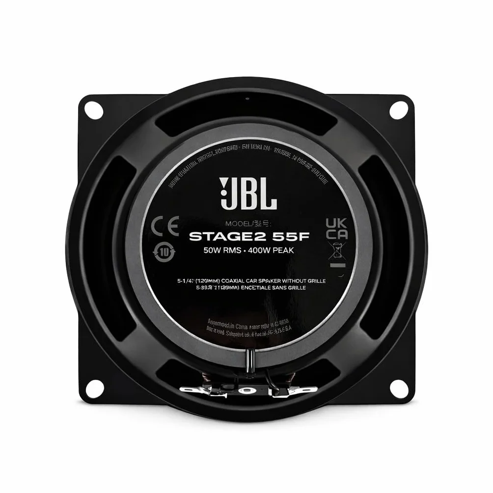 JBL Stage2 Haut Parleur Voiture Coaxiaux 130mm 50W RMS 400W Max Paire