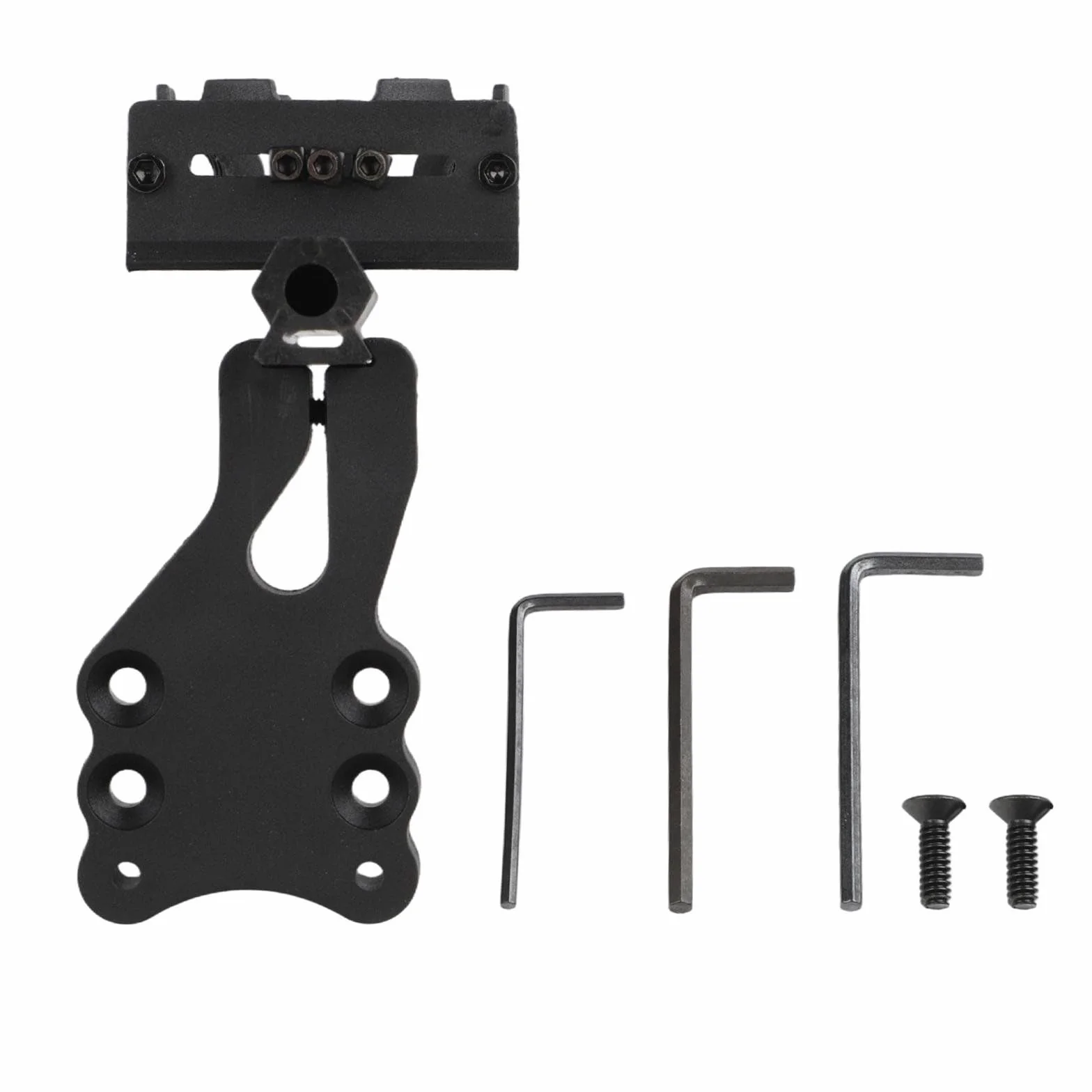 Viseur à 3 broches en fibre optique pour arcs composés et recourbés, ABS noir