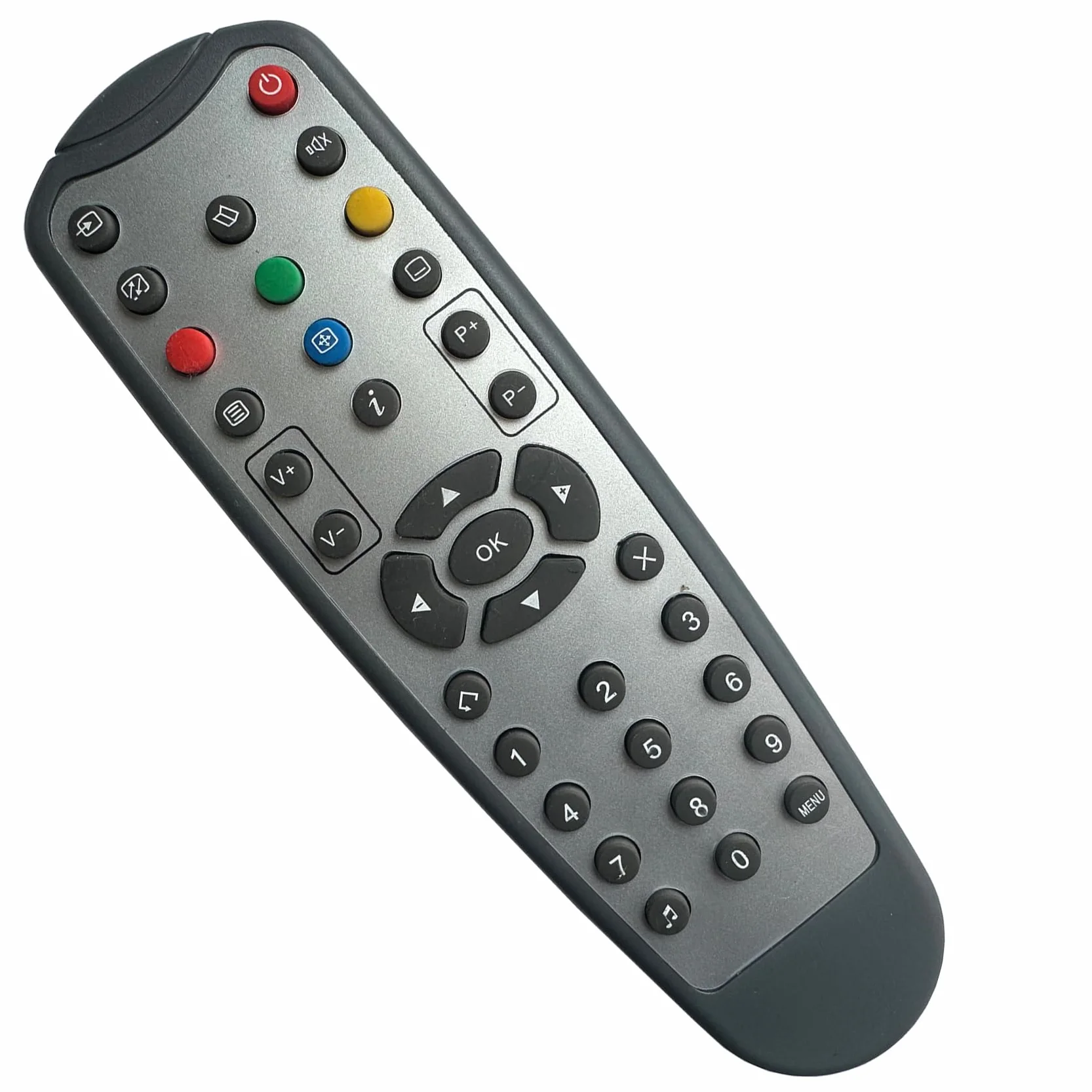 Remplacement Télécommande récepteur TNTSAT Boitier TV modèle DS81-91 86 87 Télécommande pour Récepteur TNT Multicolore - Aucun réglage requis