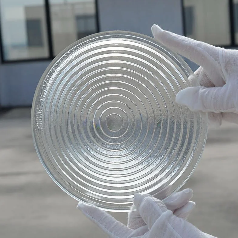 Lentille de Fresnel en Verre borosilicaté de qualité supérieure 80 mm-300 mm - Haute efficacité Lumineuse et clarté(Diameter200mm)