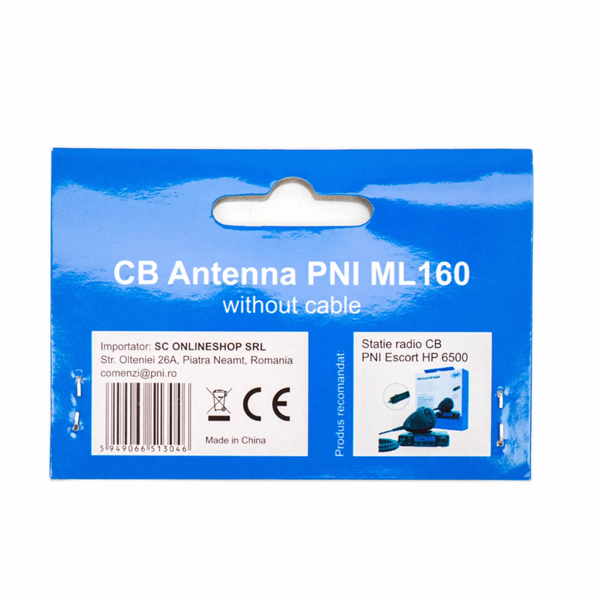 Antenne CB PNI ML160, Longueur 145 cm, sans Câble, Compatible avec Chaque CB Radio