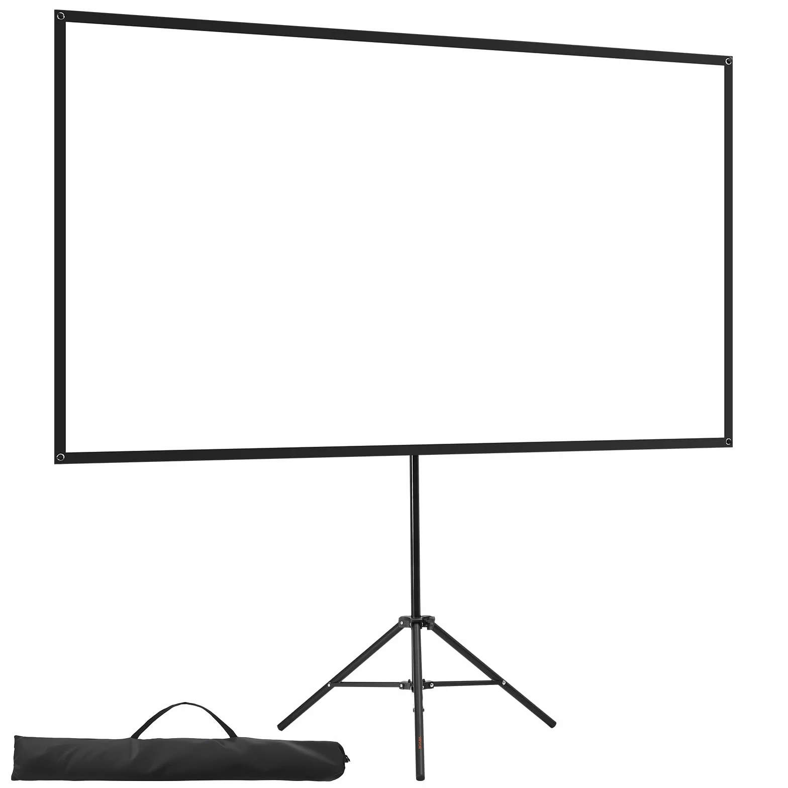 VEVOR Écran de Projection Trépied 203,2 cm Portable Infroissable 160° 16:9 4K HD